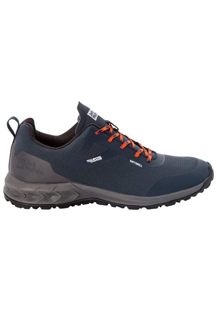 Jack Wolfskin Outdoorschoenen WOODLAND SHELL TEXAPORE LOW M heren wandel & trekkingschoenen maat 42 EU blauw