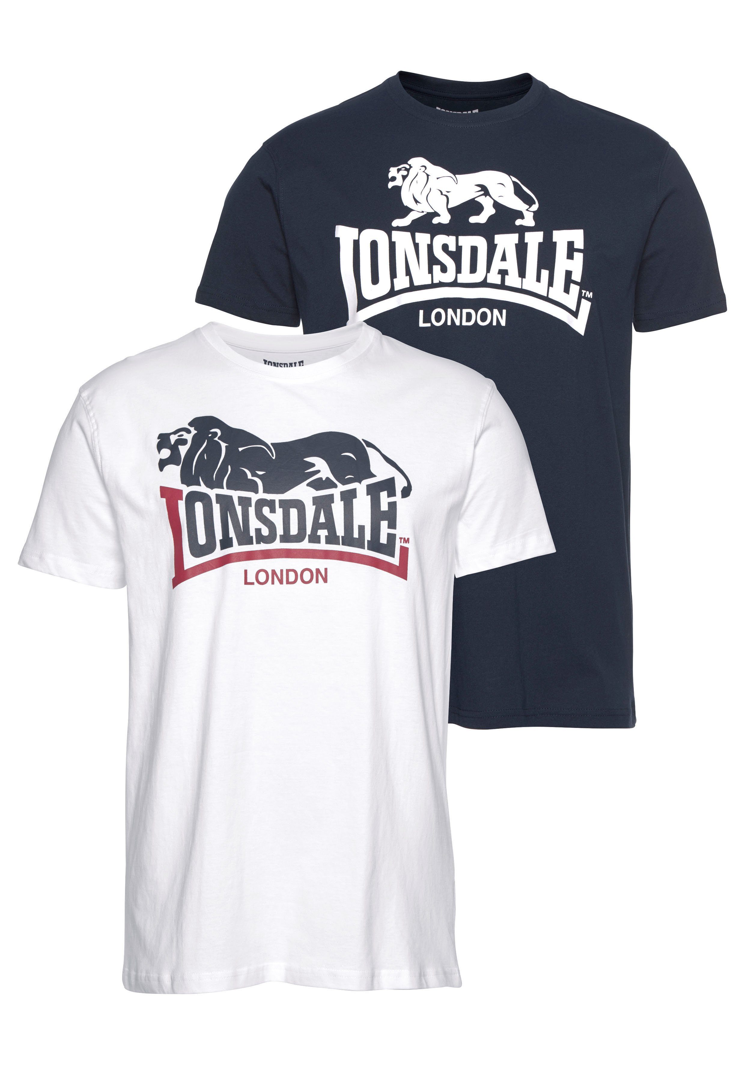 2) van LOSCOE T-shirt online (2-delig, Set OTTO Lonsdale bestellen |