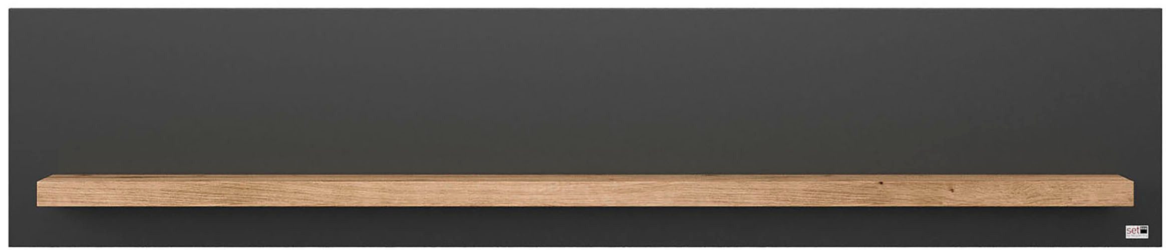 set one by Musterring Wandplank York in drie maten en kleuren, verlichting optioneel, 1 legplank