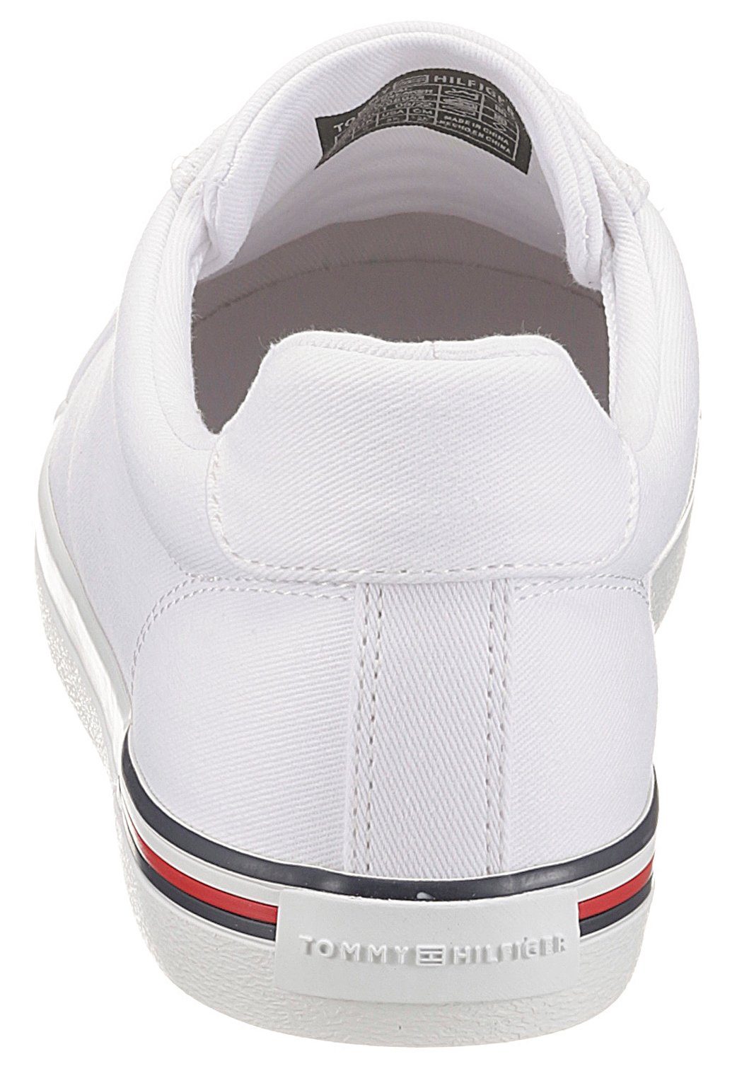 Tommy Hilfiger Sneakers ESSENTIAL STRIPES SNEAKER met strepen in de loopzool, vrijetijdsschoen, lage schoen, veterschoen