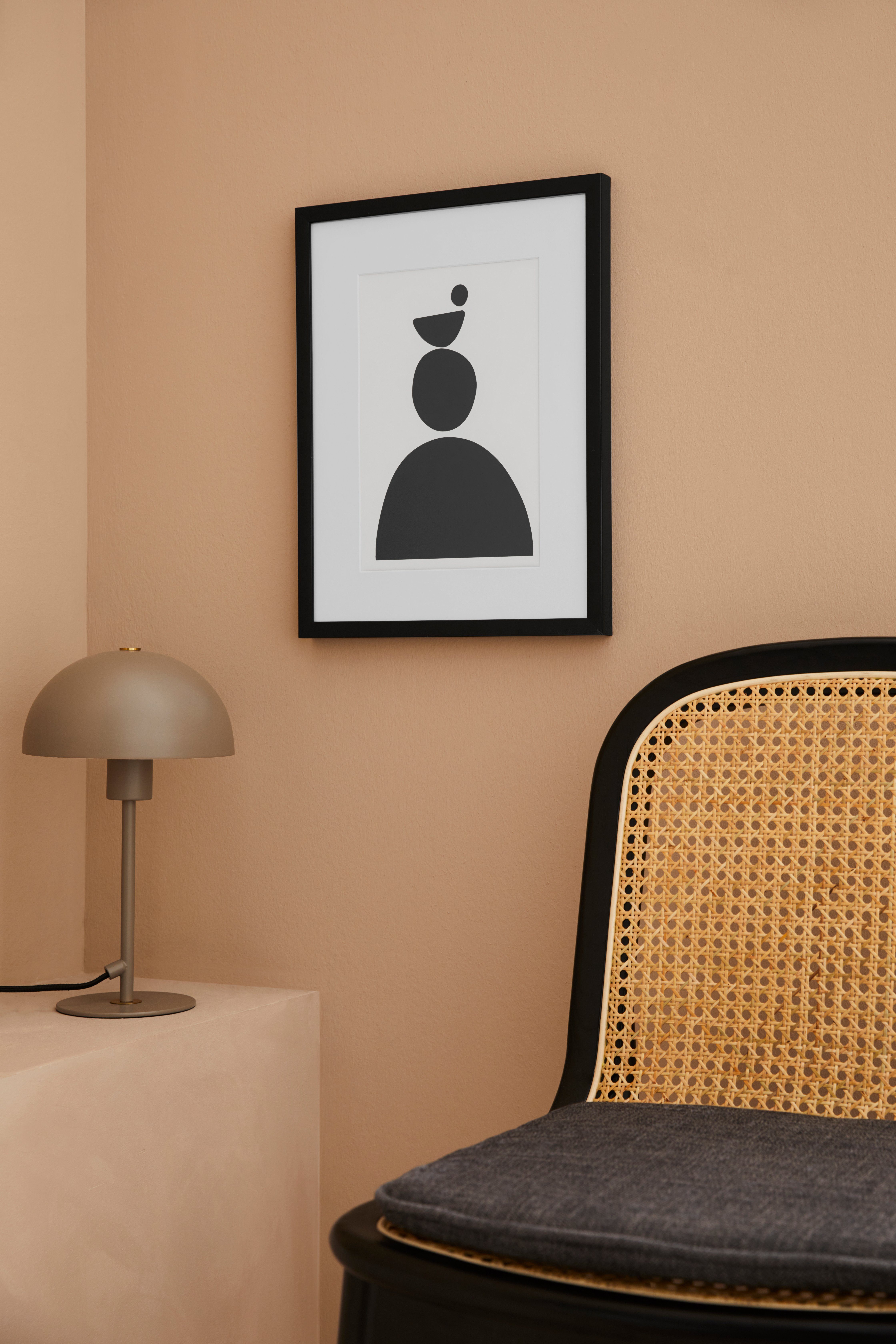 LeGer Home by Lena Gercke Wanddecoratie Black is Beautiful III HD premium posterdruk incl. houten lijst (1 stuk)