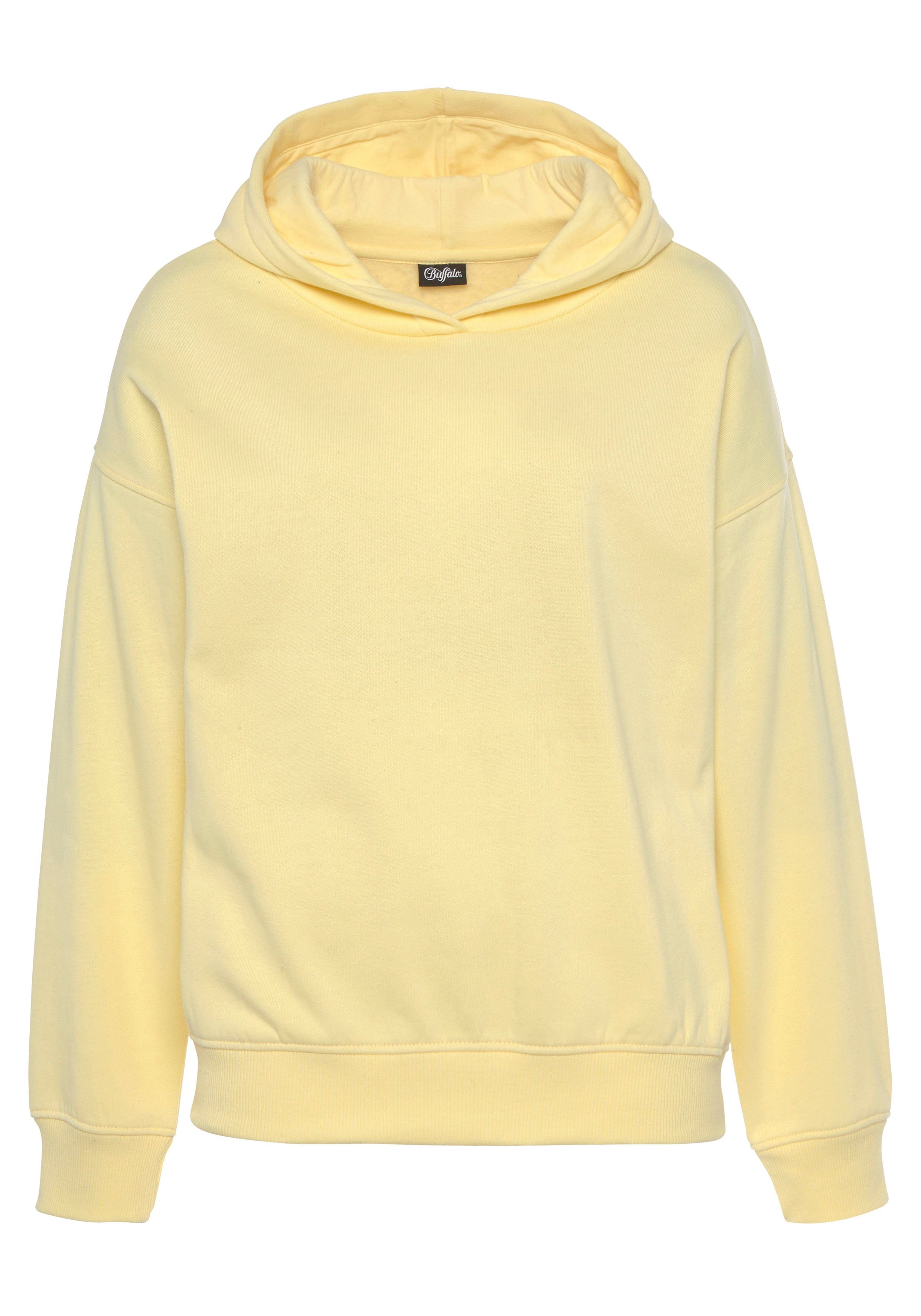 Buffalo Hoodie -Hoodie met rugprint Capuchon sweatshirt met rugprint en ribborden, loungewear