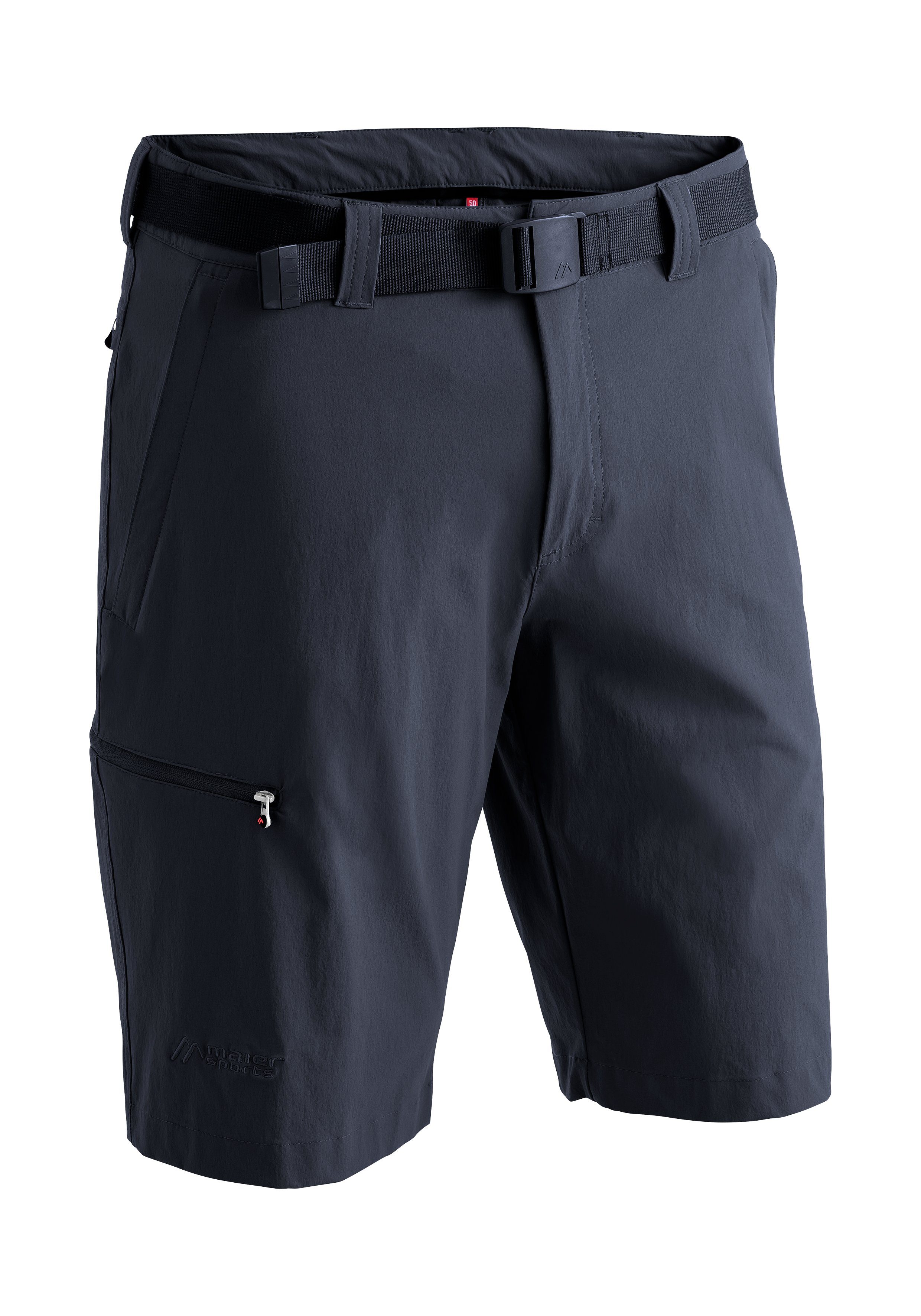 Maier Sports Functionele short Huang Heren shorts, korte outdoor-broek, bermuda met 4 zakken, regular fit heren sportshorts maat 50 blauw