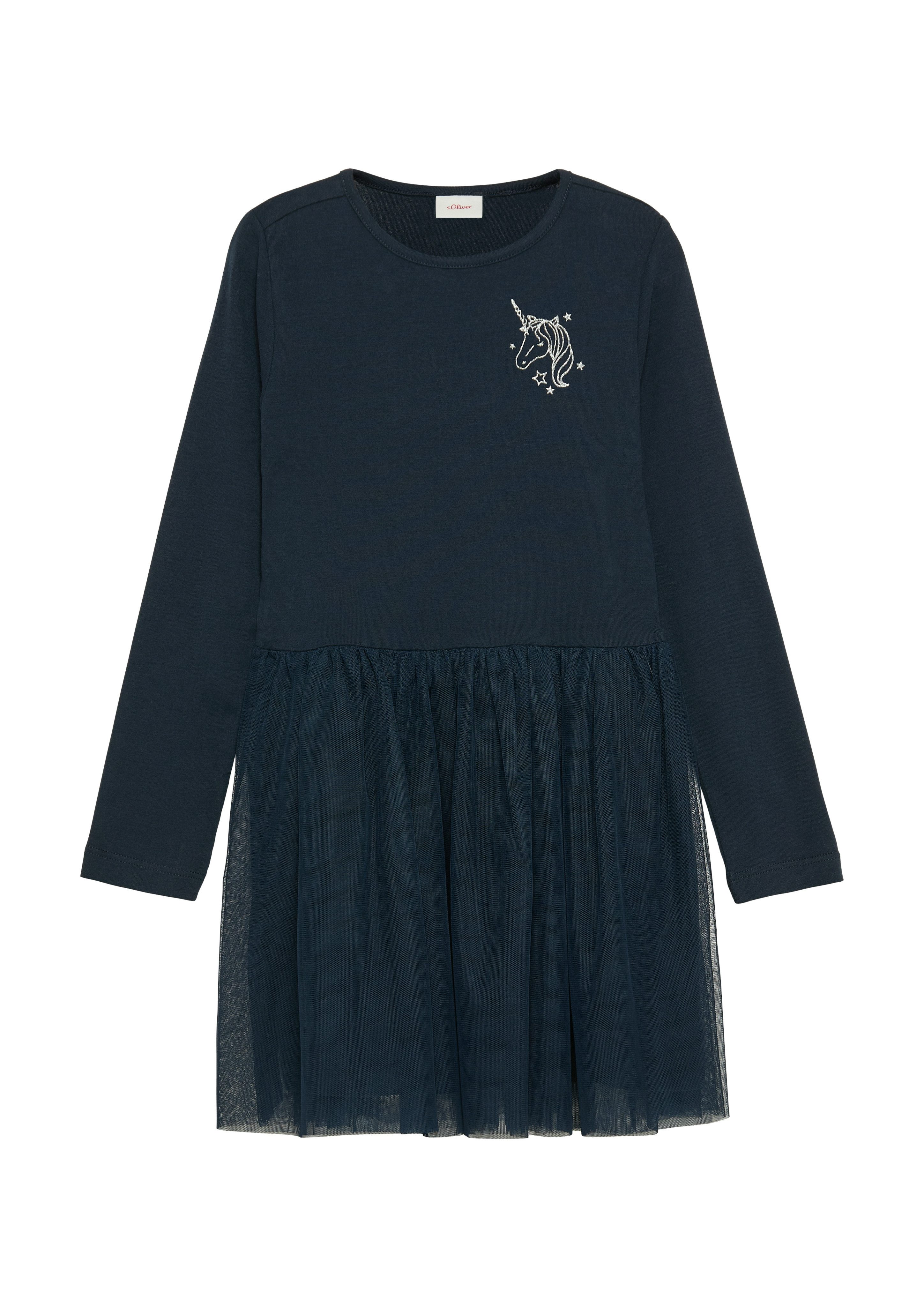 s.Oliver RED LABEL Junior Sweatjurk met rok van tule