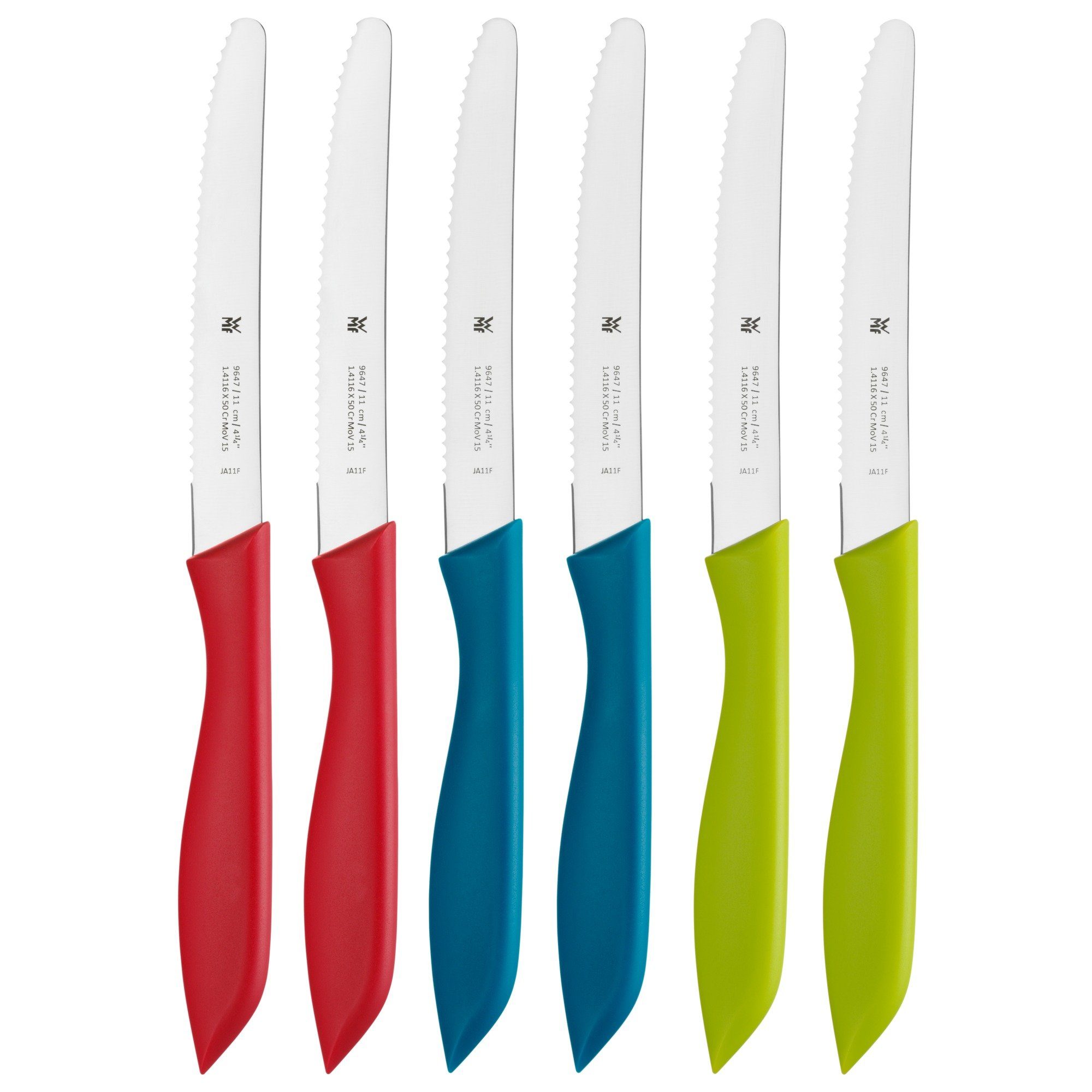 WMF Messenset Classic Line met dubbele golfsnede (set, 6-delig)