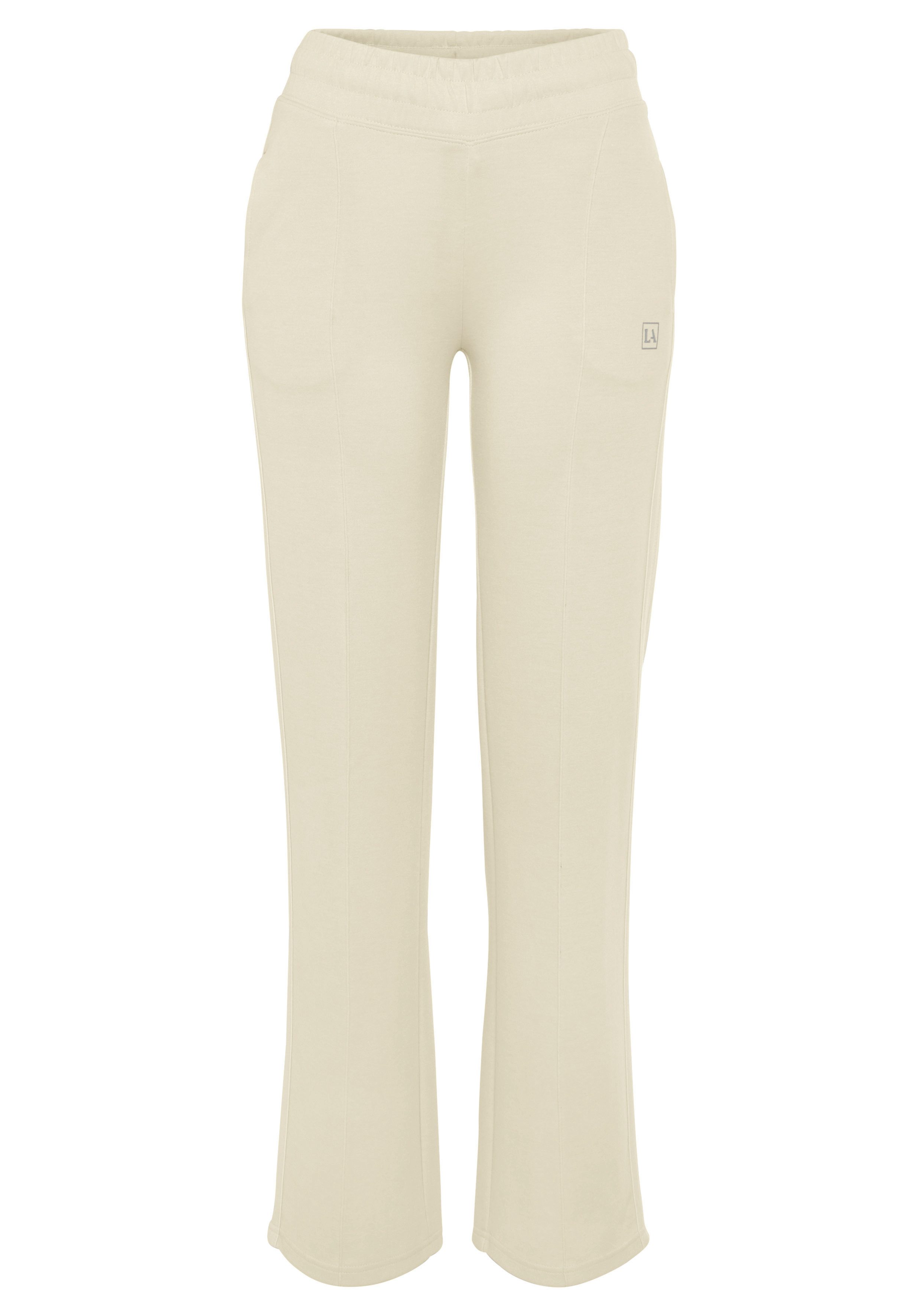 active by Lascana Jogpants met contrasterend tape