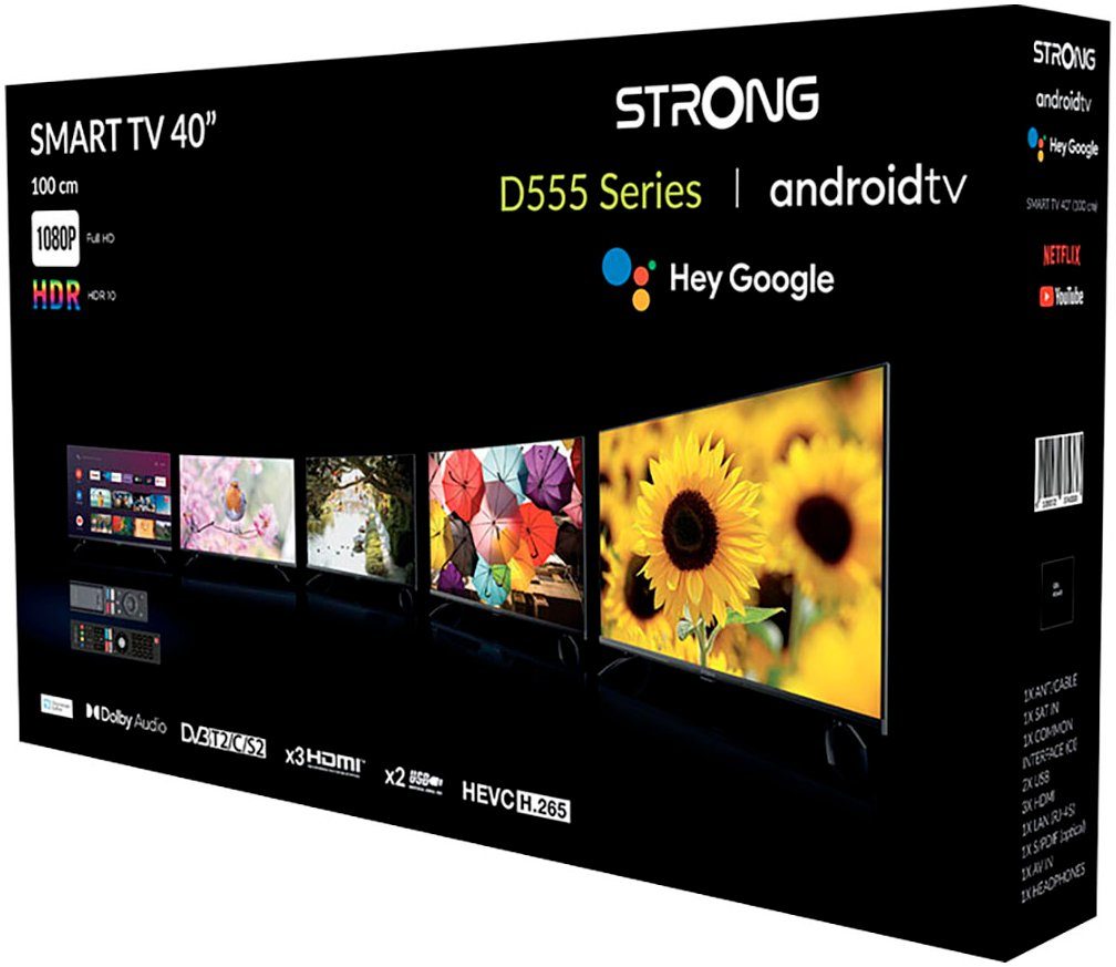 Strong Led-TV SRT40FD5553, 100 cm / 40", Full HD, Smart TV