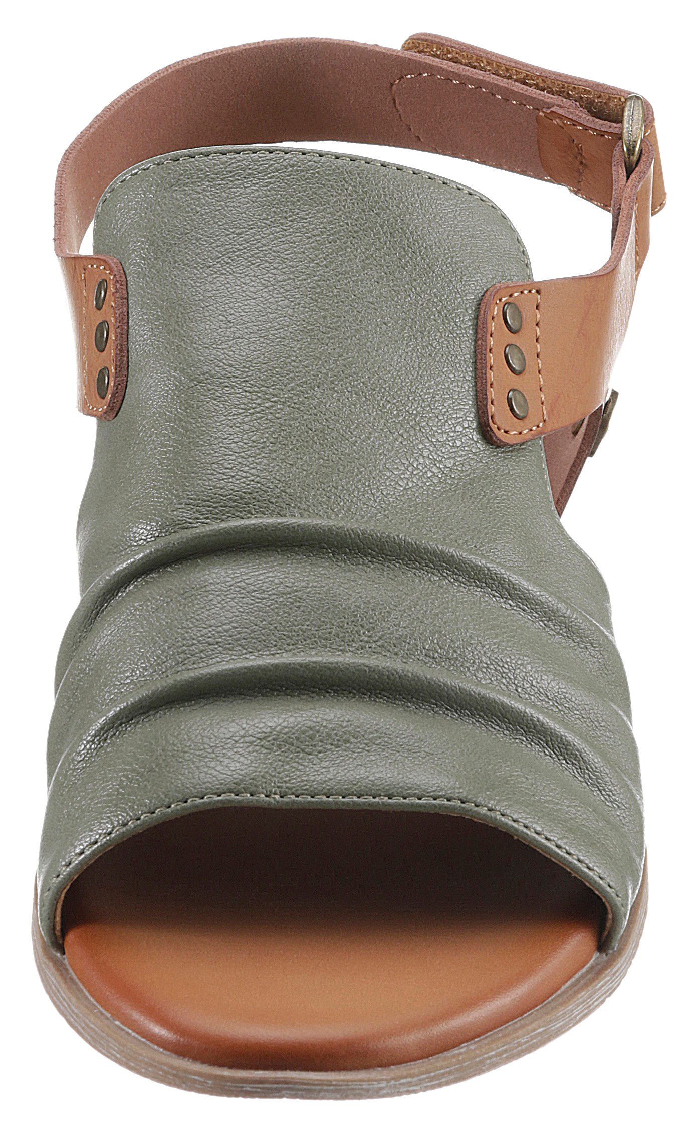 Mustang Shoes Sandalen zomerschoen, sandaal, blokhak, met klittenbandsluiting