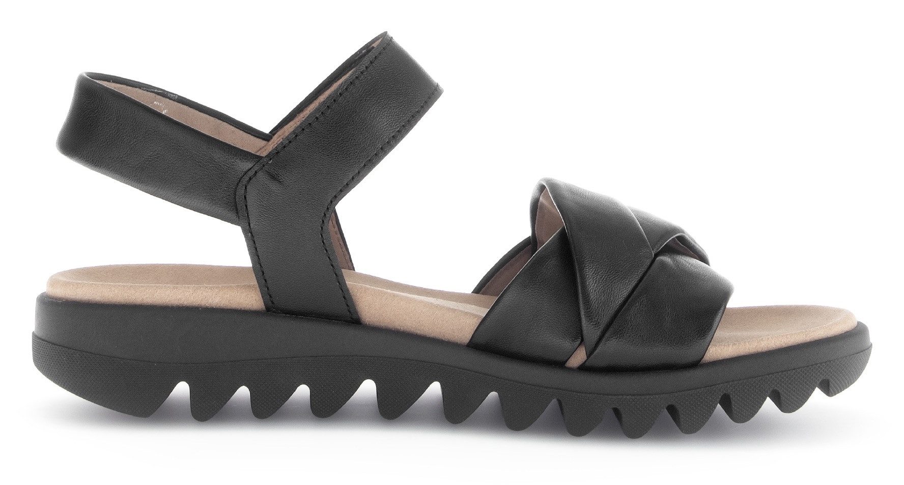 Gabor Sandalen , zomerschoen, wedge-sandaal, comfort-schoen met klittenbandsluiting