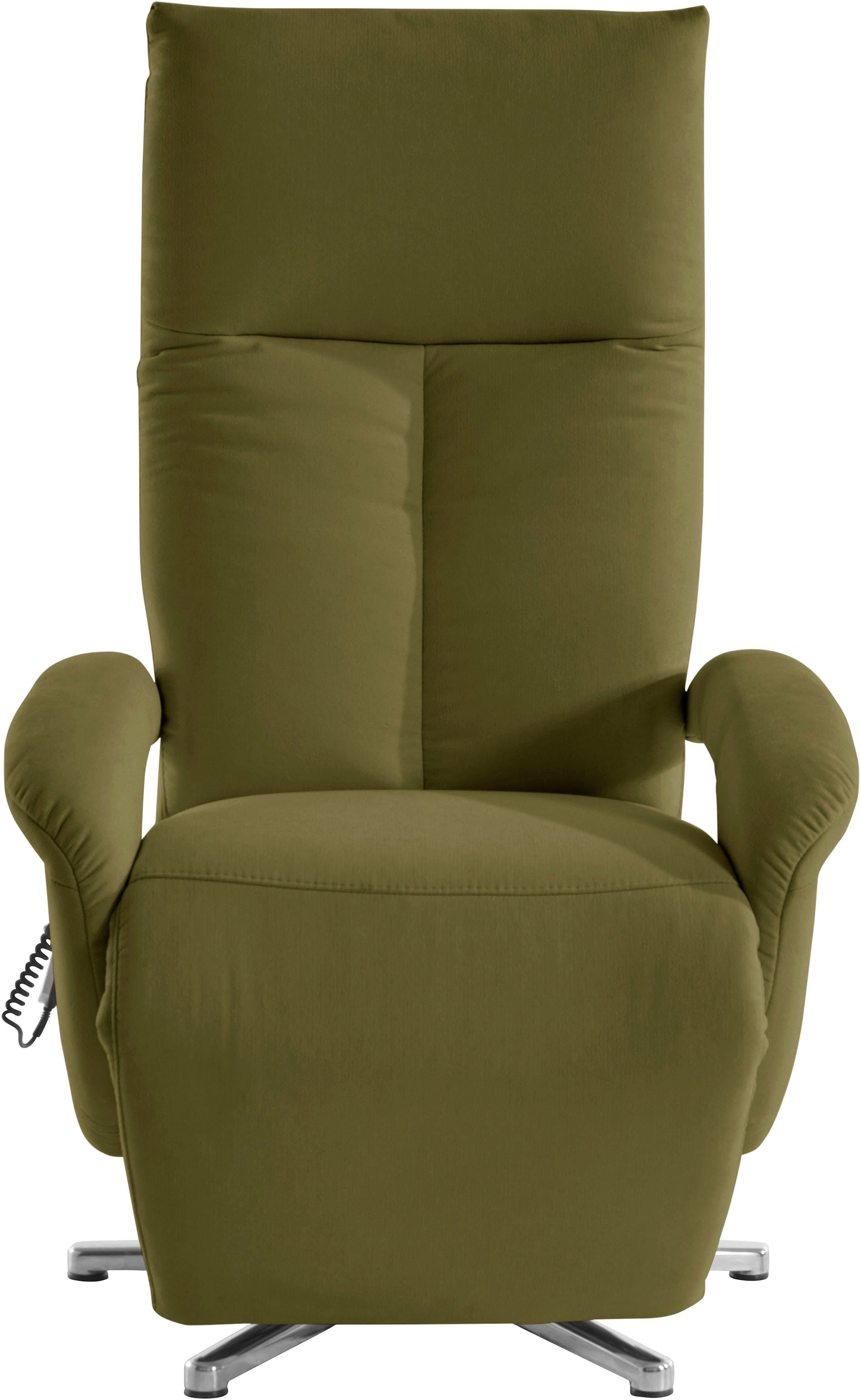 sit&more Relaxfauteuil Tycoon met verstelbare hoofdsteun en 360° draaifunctie keuze tussen handmatige of elektrische functie, ook met accu (draadloos)