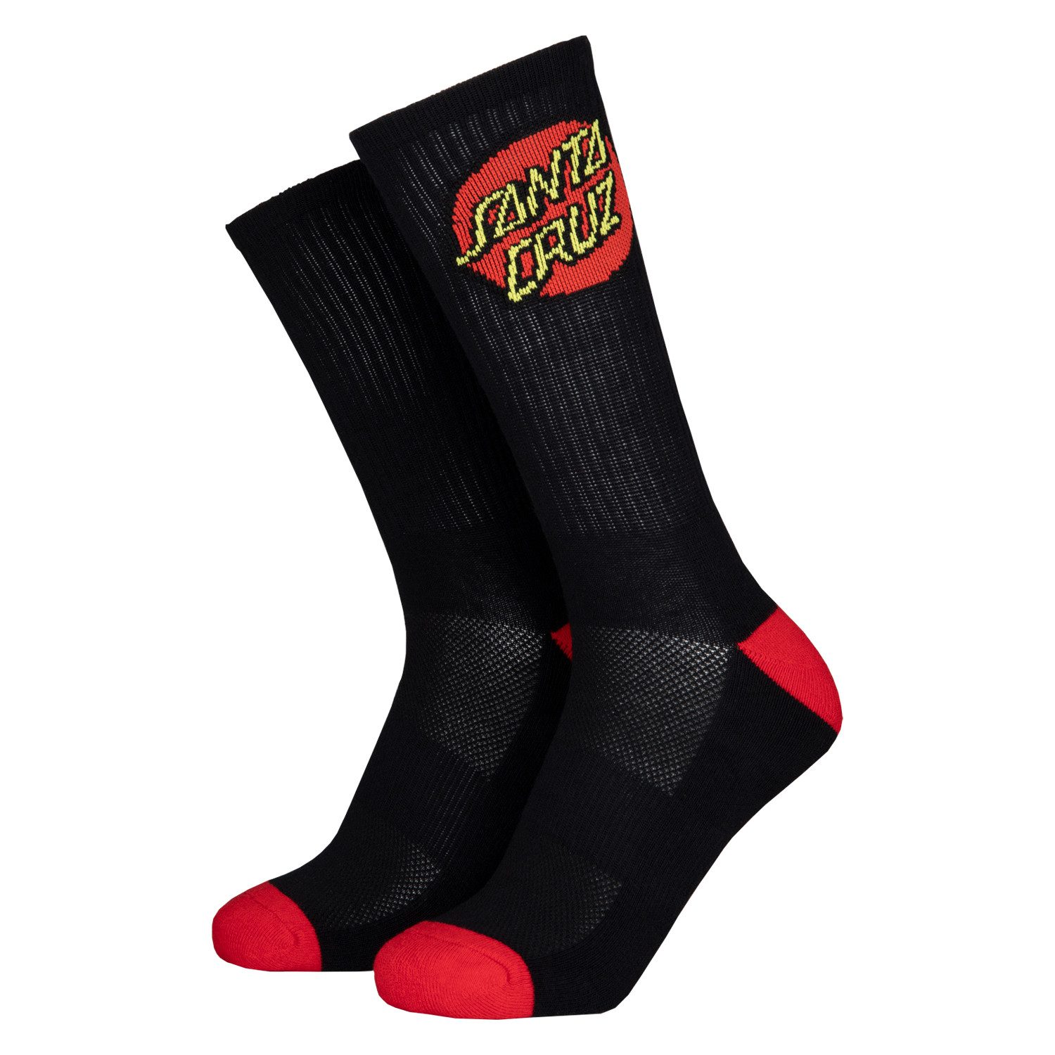 Santa Cruz Sokken CLASSIC DOT SOCK (2 PACK) (2 paar) heren sokken wit