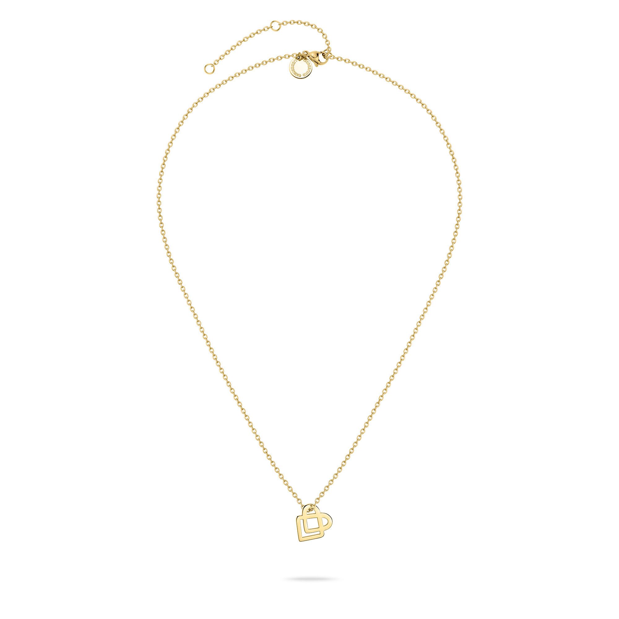 Liebeskind Berlin Ketting met hanger Sieraden RVS Halsketting Keep Loving Hart LJ-1397 LJ-1398 LJ-1399
