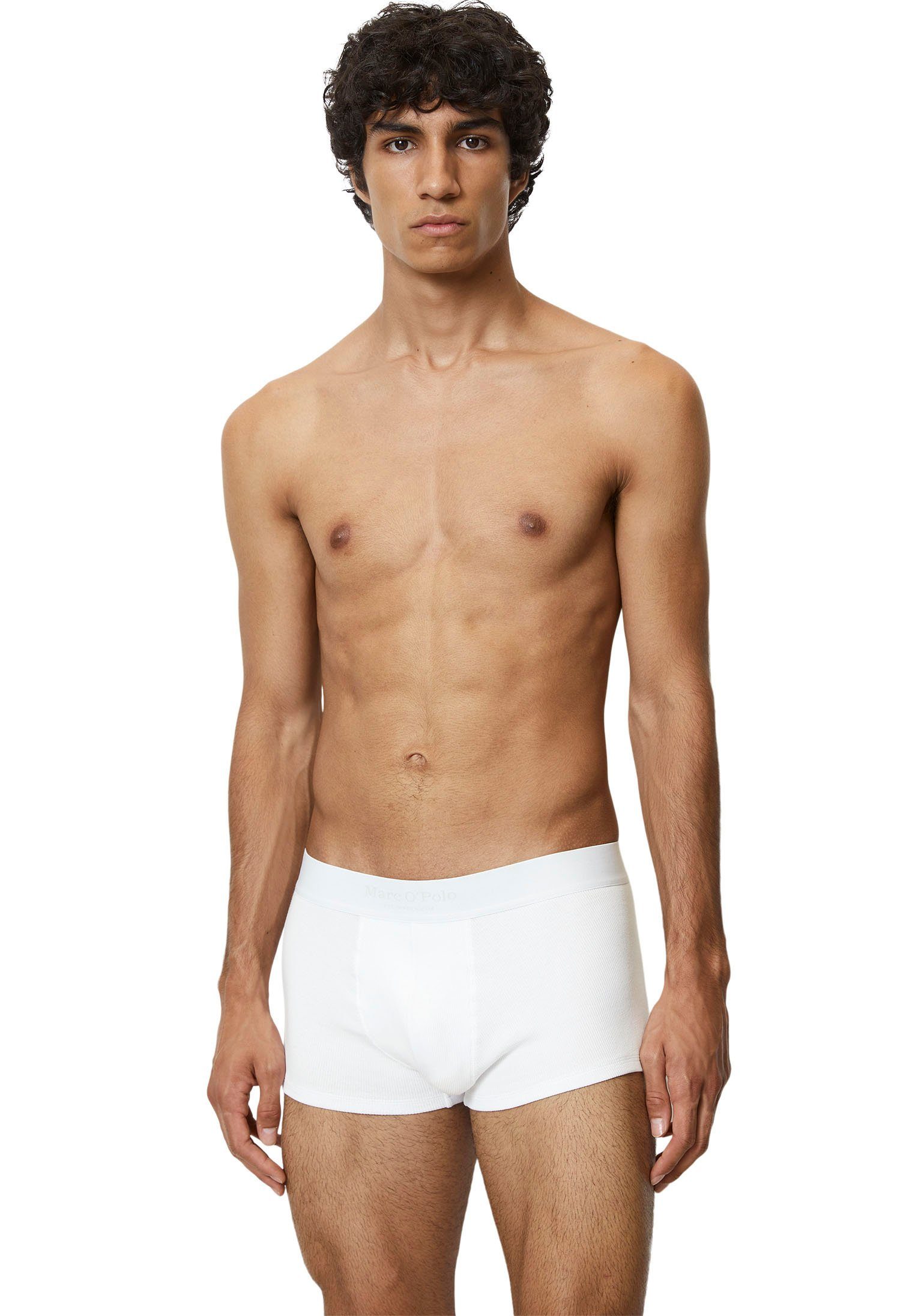 Marc O'Polo Boxershort Iconic rib met platte naden (Set van 2)