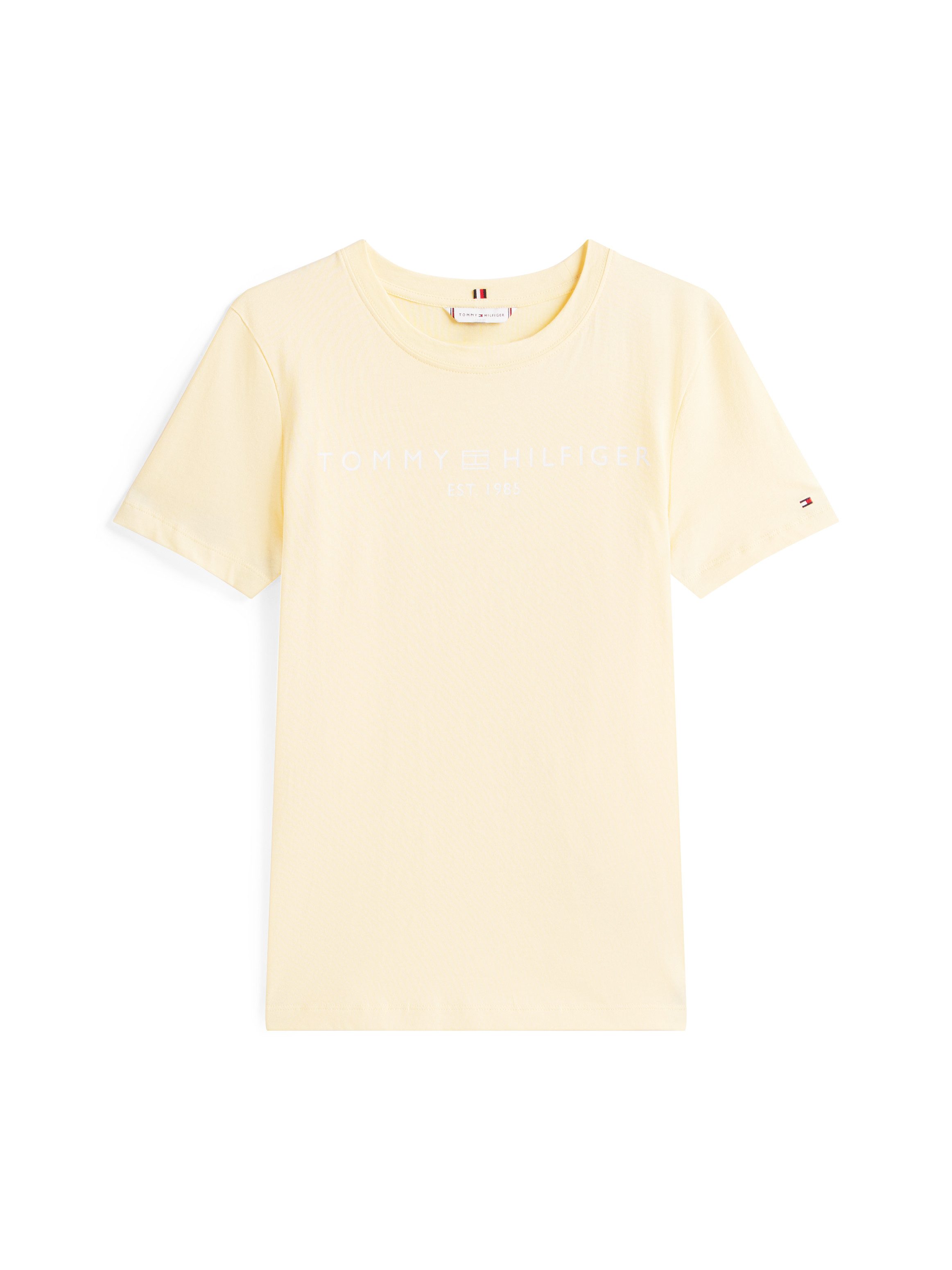 Tommy Hilfiger T-shirt REG CORP LOGO C-NK SS met een logo-opschrift