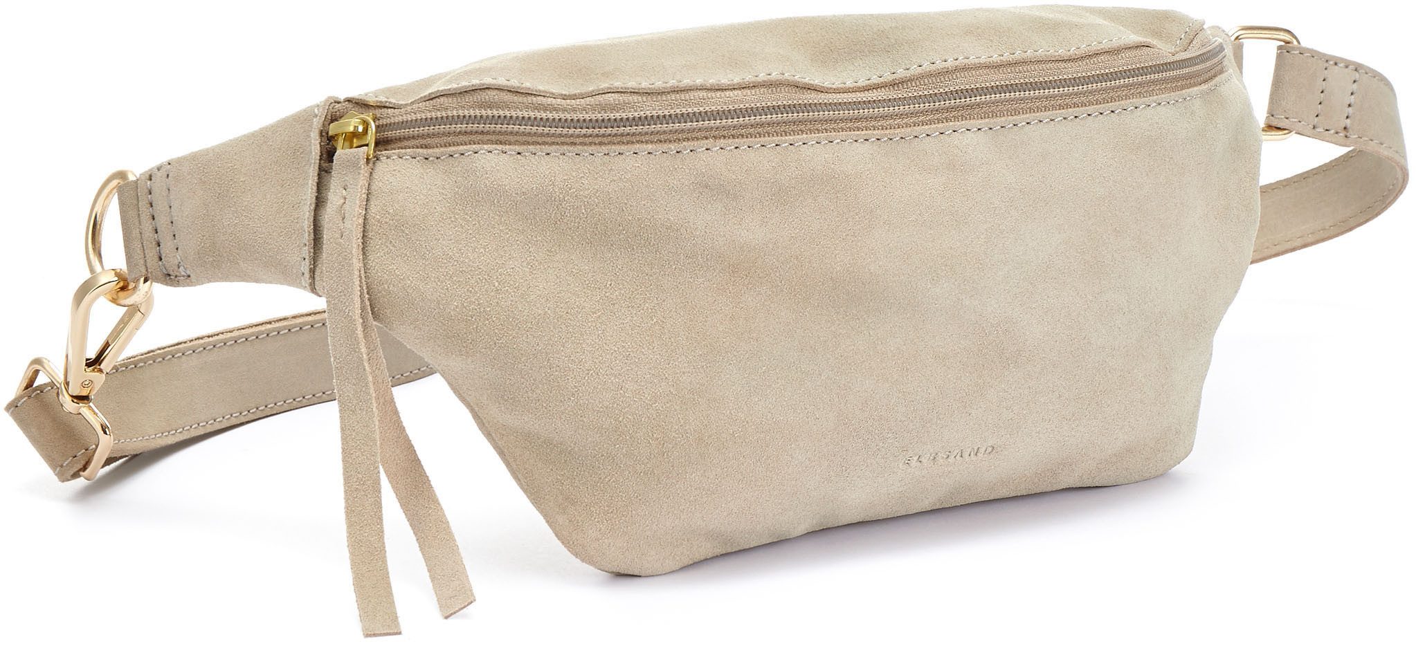 Elbsand Buiktasje Schoudertas van leer, borsttas, schoudertas, crossbody bag