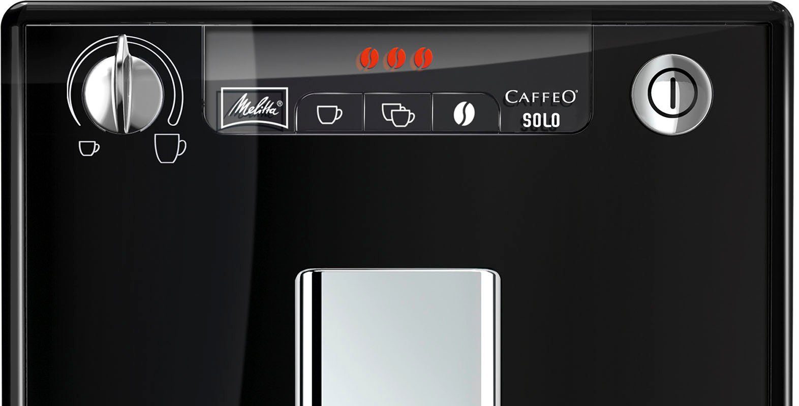 Melitta Volautomatisch koffiezetapparaat Solo® E950-101, zwart, Perfect voor caffè crema & espresso, slechts 20 cm breed