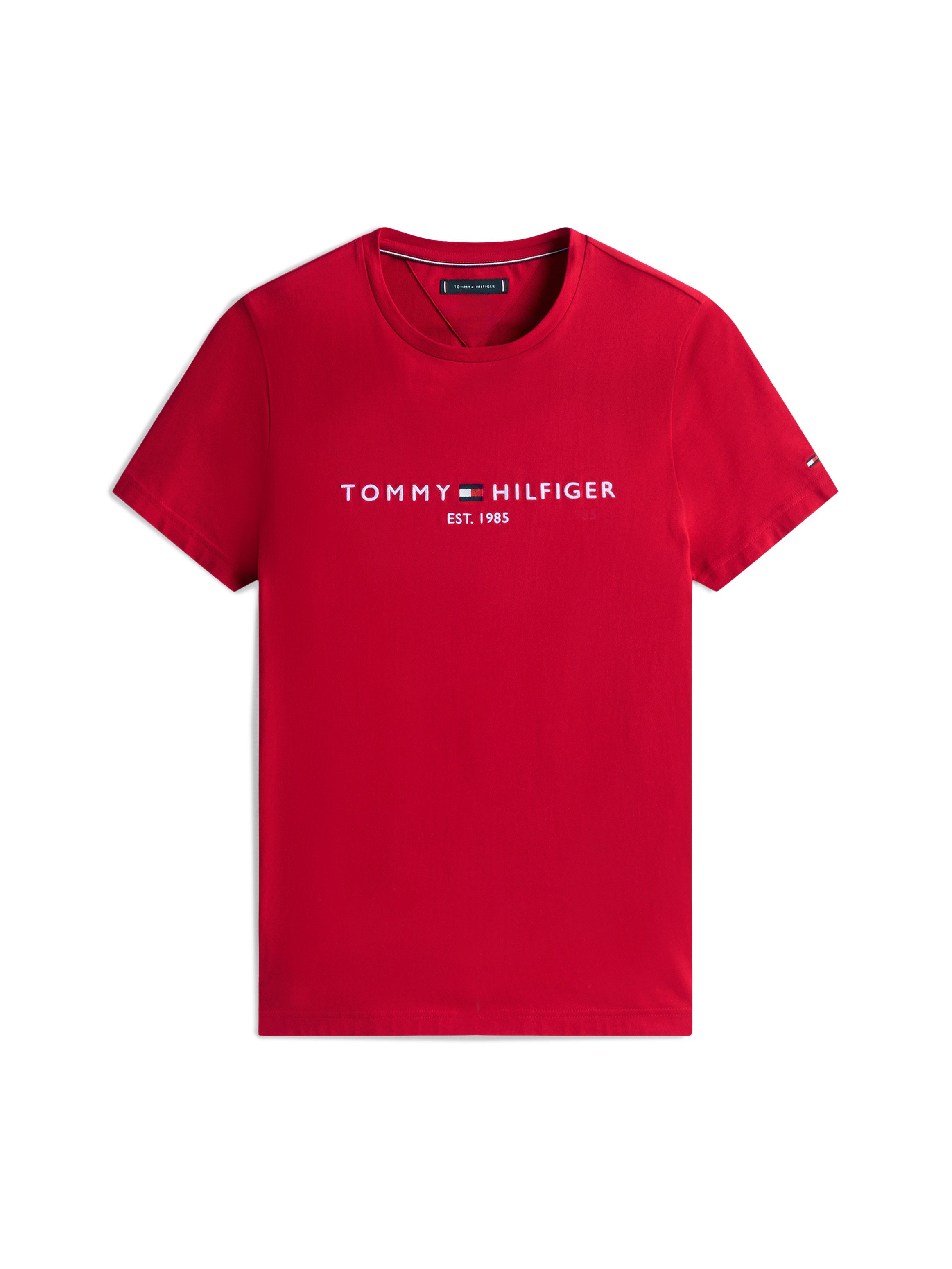 Tommy Hilfiger T-shirt Tommy Logo Tee van duurzaam katoen