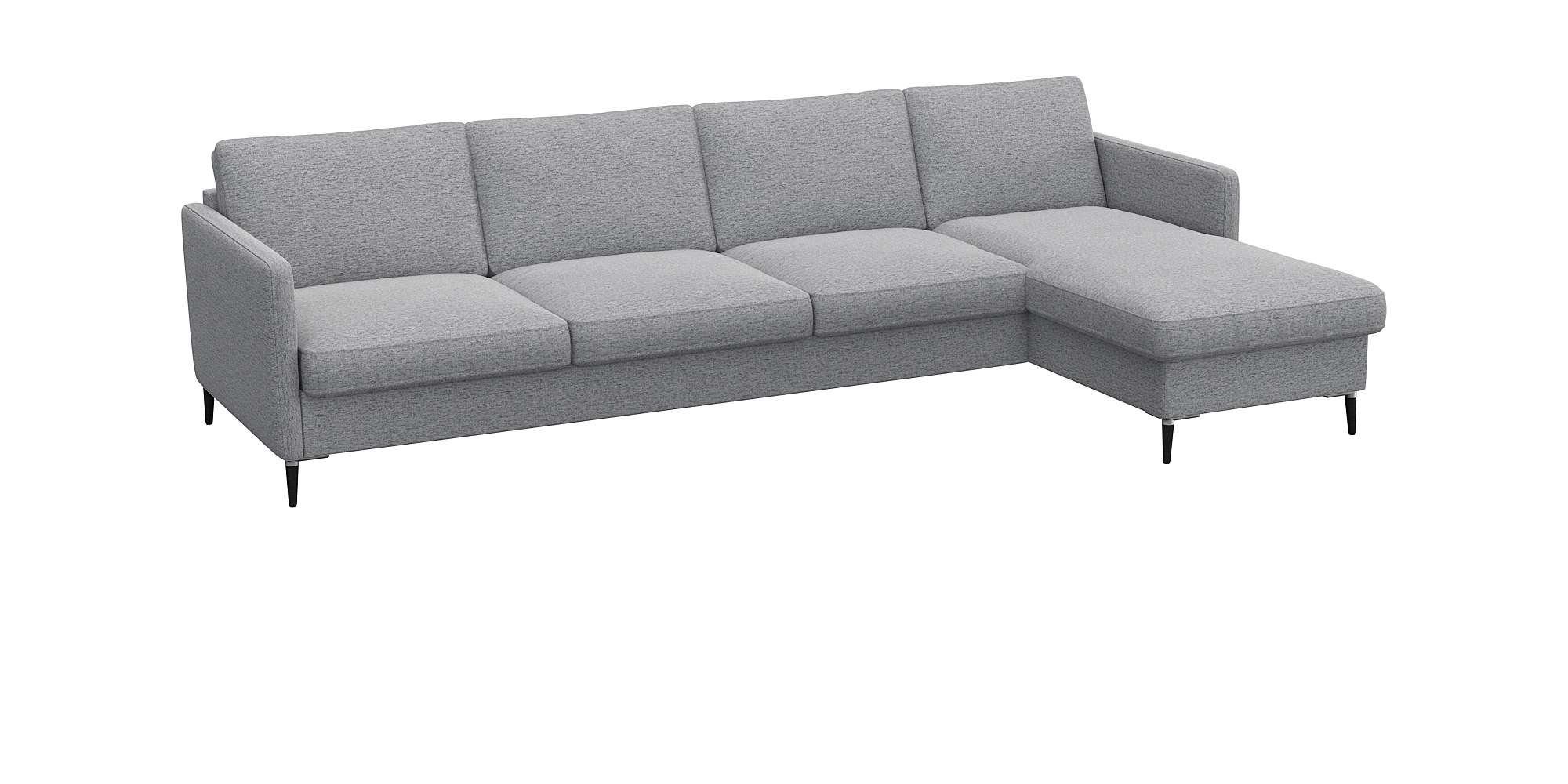 FLEXLUX Hoekbank Fiore, L-vorm, comfortabel en aangenaam door hoogwaardige zitopbouw