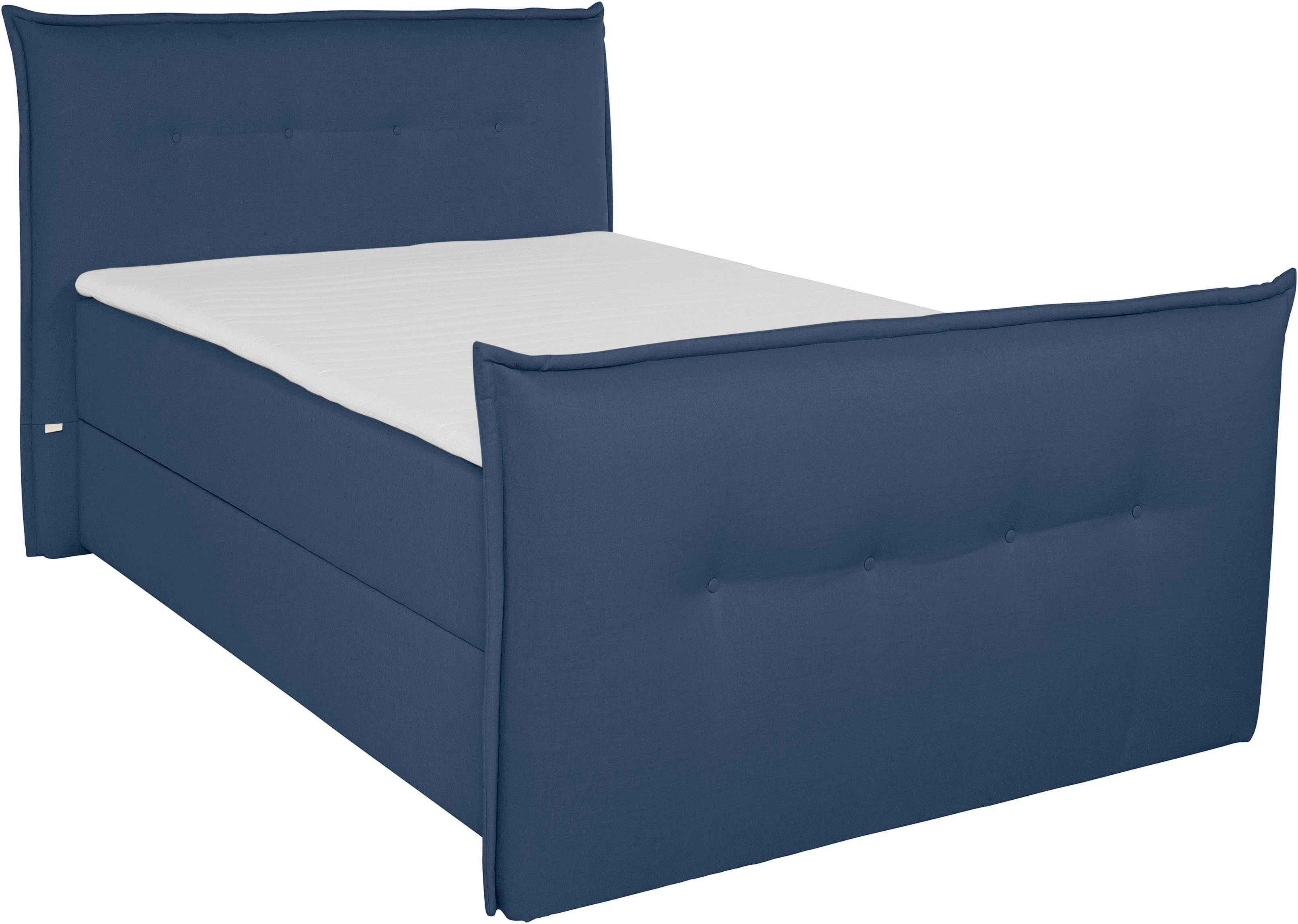andas Boxspring Lichtgewicht inclusief voetbord, bedkist & topmatras, in 4 breedten en 2 hardheden