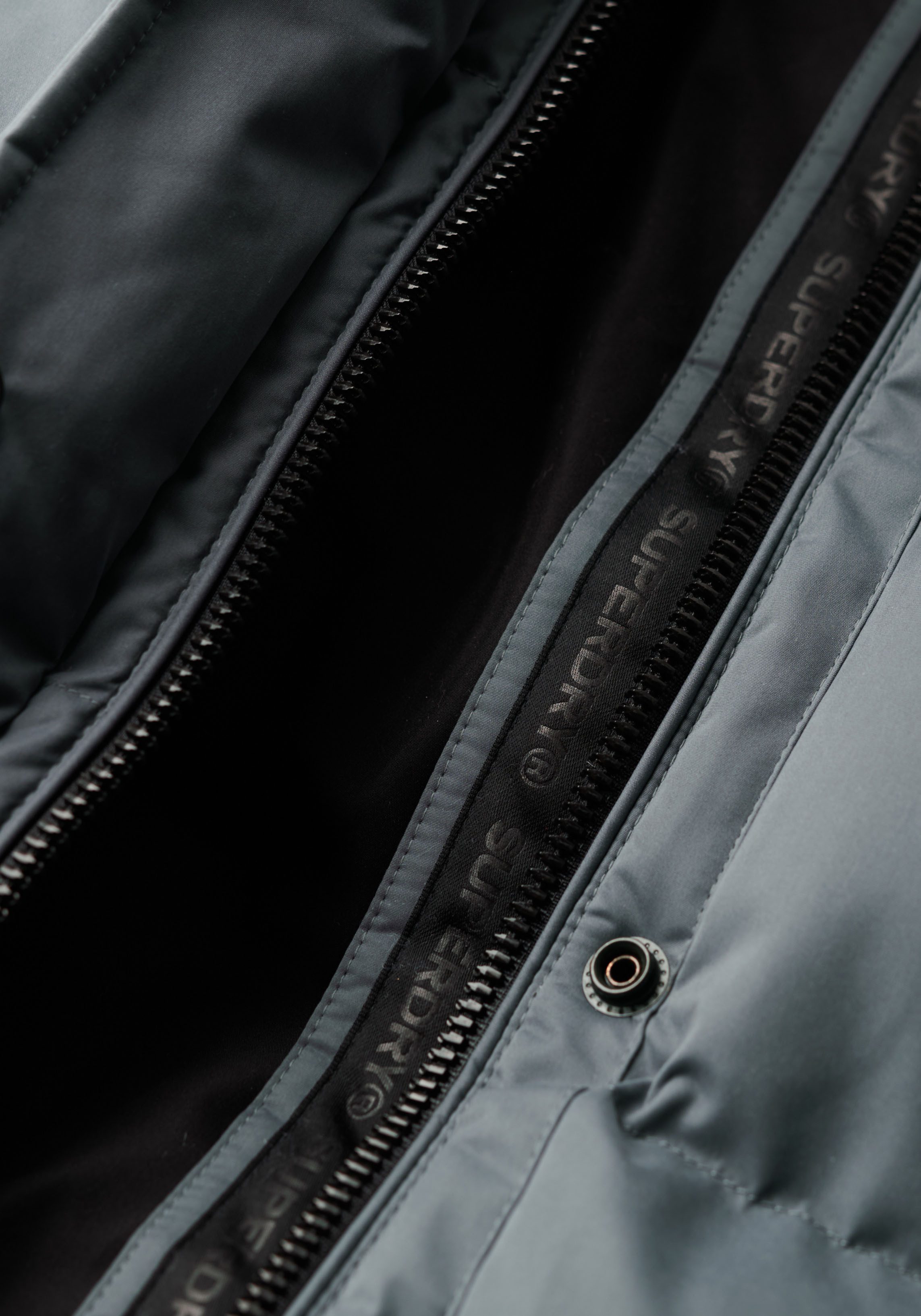 Superdry Gewatteerde jas MICROFIBRE LONGLINE PUFFER JKT
