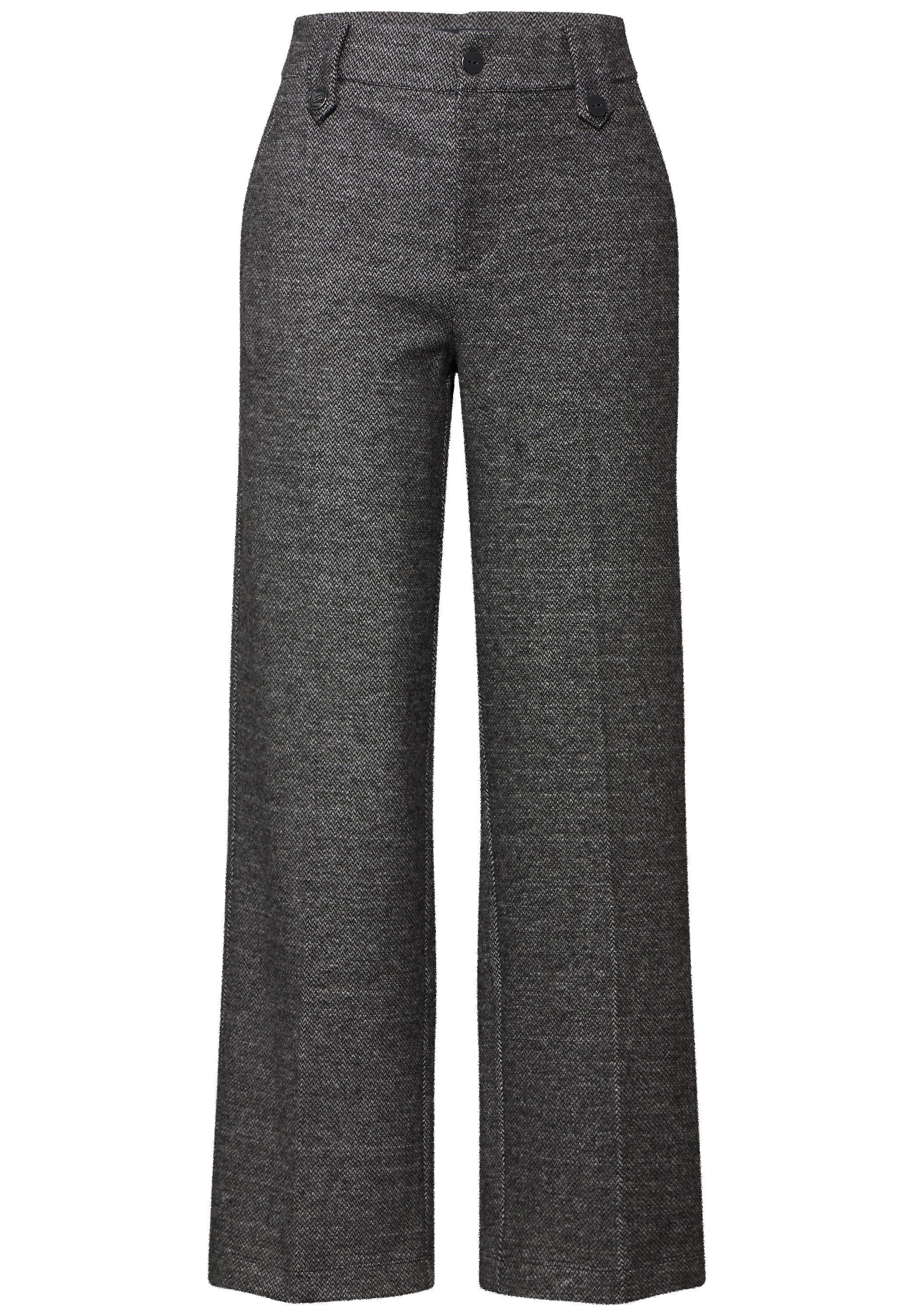 STREET ONE Stoffen broek Fishbone-hose in casual fit