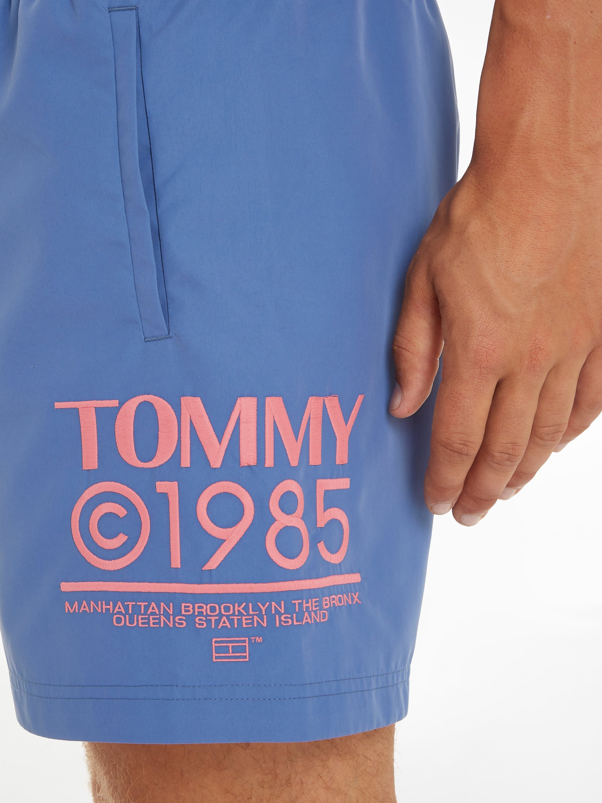 Tommy Hilfiger Swimwear Zwemshort SF MEDIUM DRAWSTRING met iconische logo-inscriptie