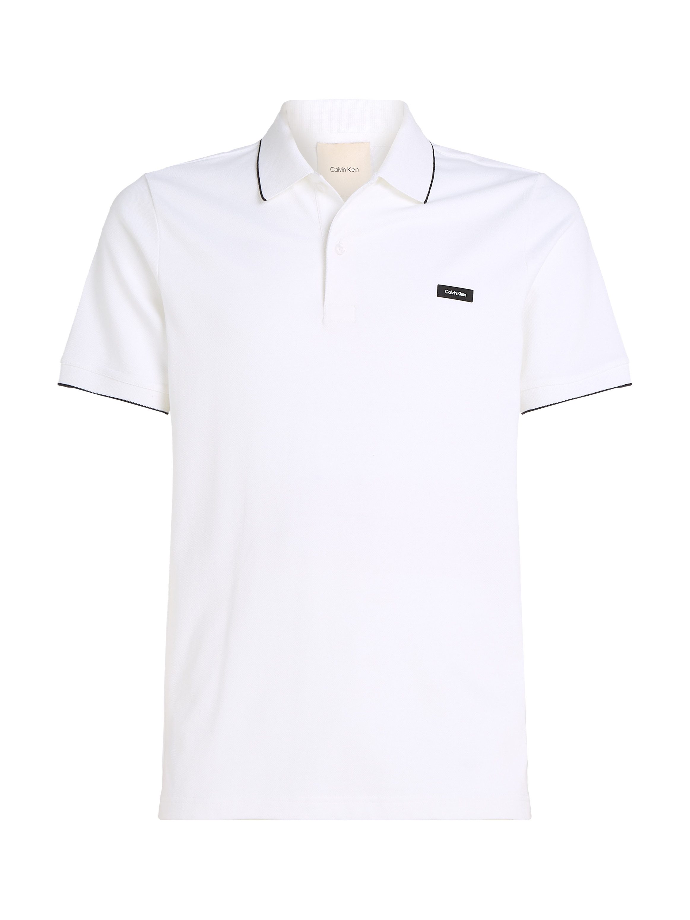 Calvin Klein Poloshirt STRETCH PIQUE TIPPING POLO