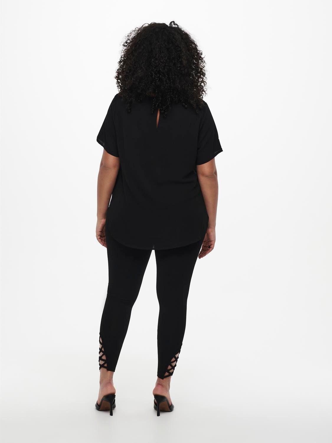 ONLY CARMAKOMA Shirtblouse CARVICA SS TOP WVN NOOS