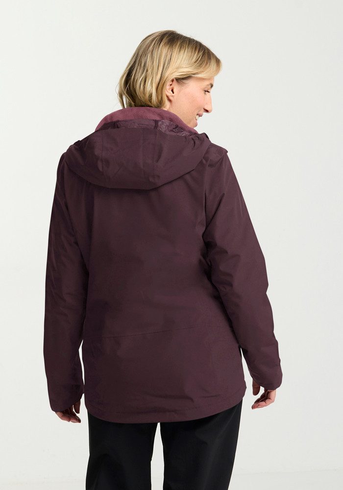 Jack Wolfskin Functioneel 3-in-1-jack MOONRISE 3IN1 JKT W (2-delig)