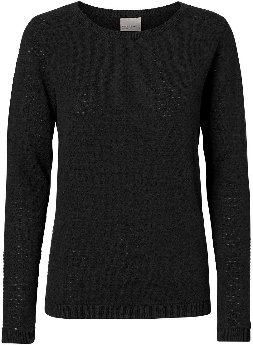 Vero Moda Trui met ronde hals VMCARE STRUCTURE LS O-NECK BLOUSE