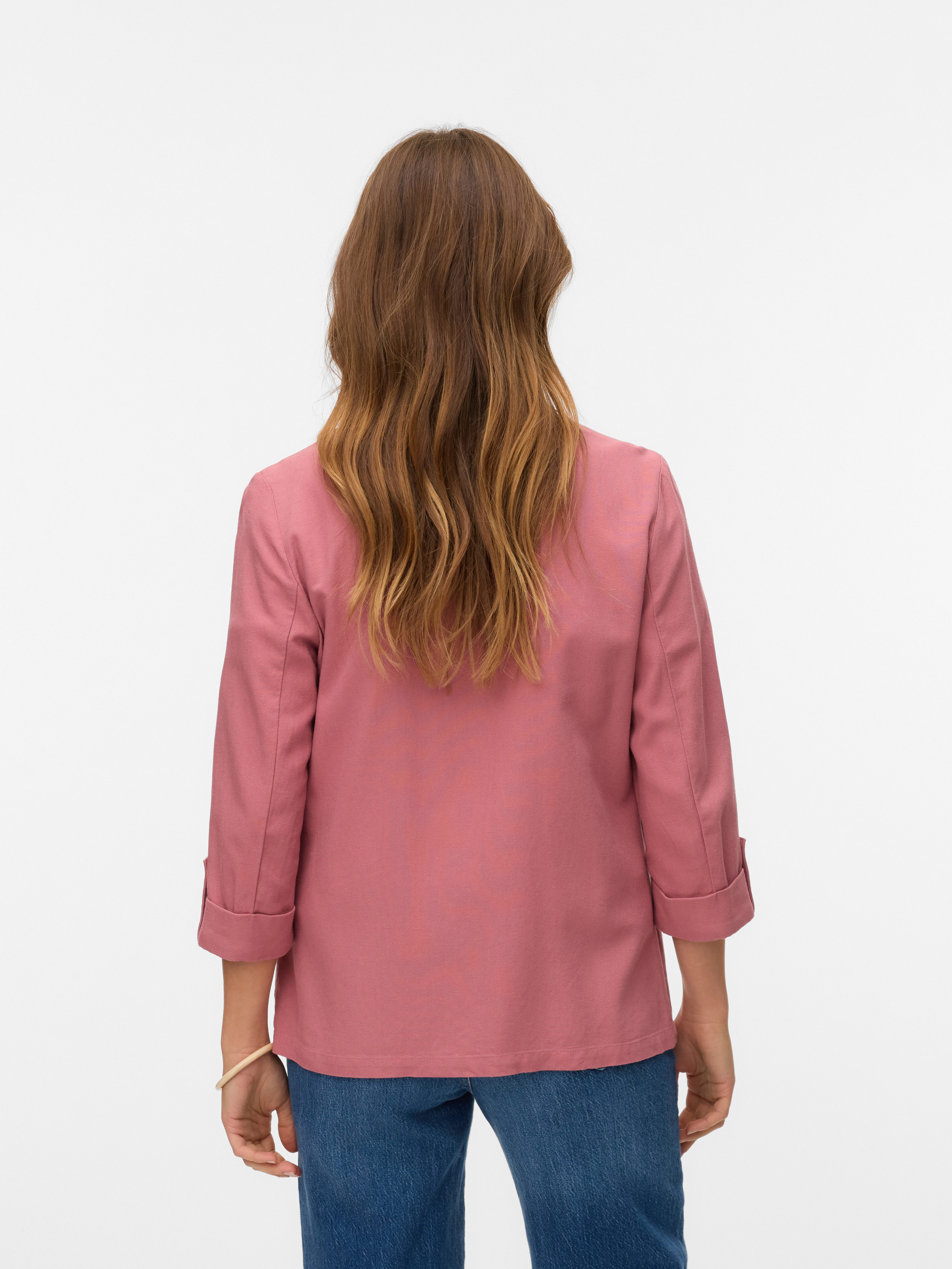 Vero Moda Korte blazer VMJESMILO 3/4 LOOSE BLAZER WVN GA NOOS