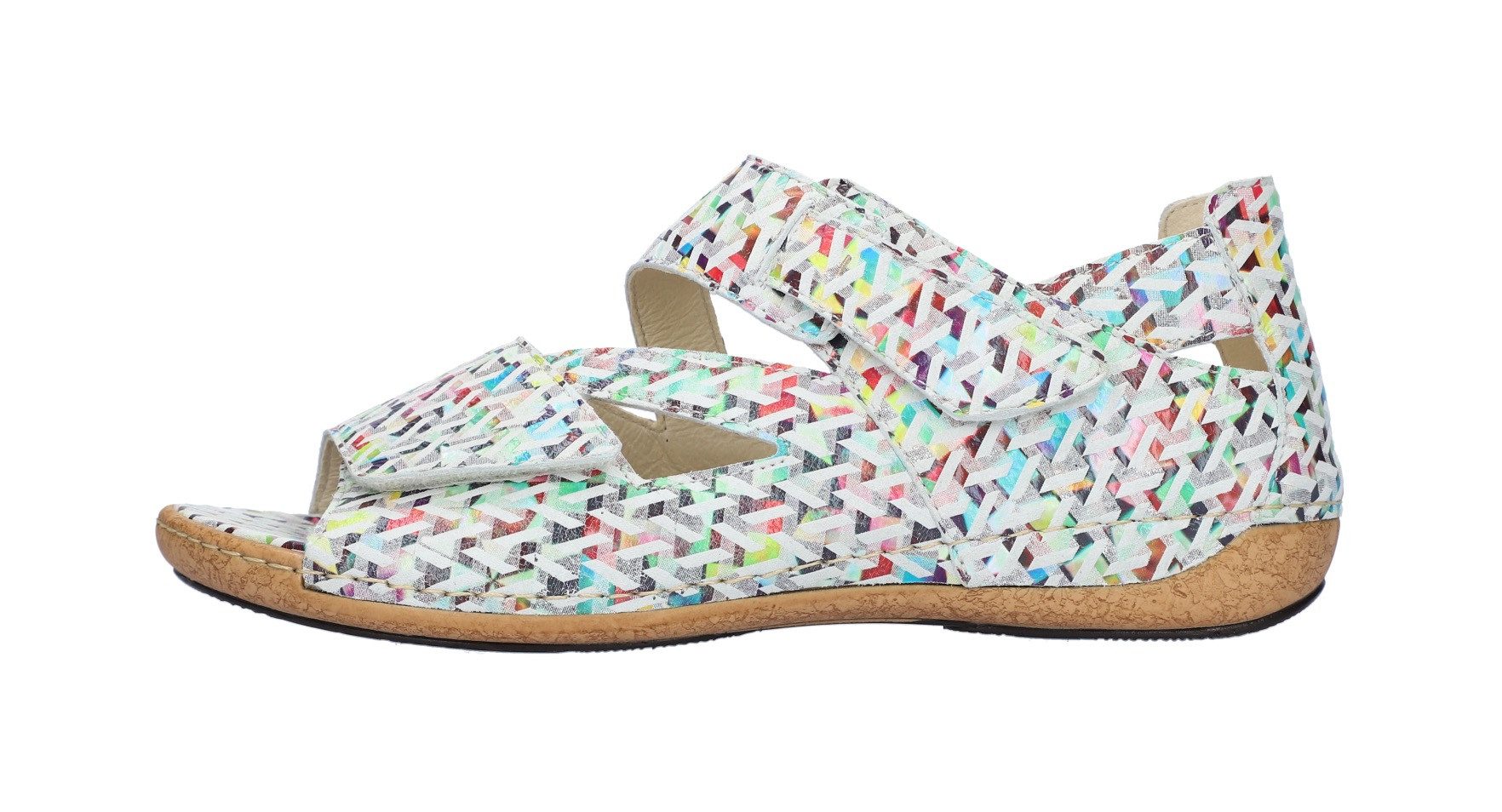 Waldläufer Sandalen , klittenbandschoen, comfort-schoen, zomerschoen in comfortbreedte h (= zeer breed)