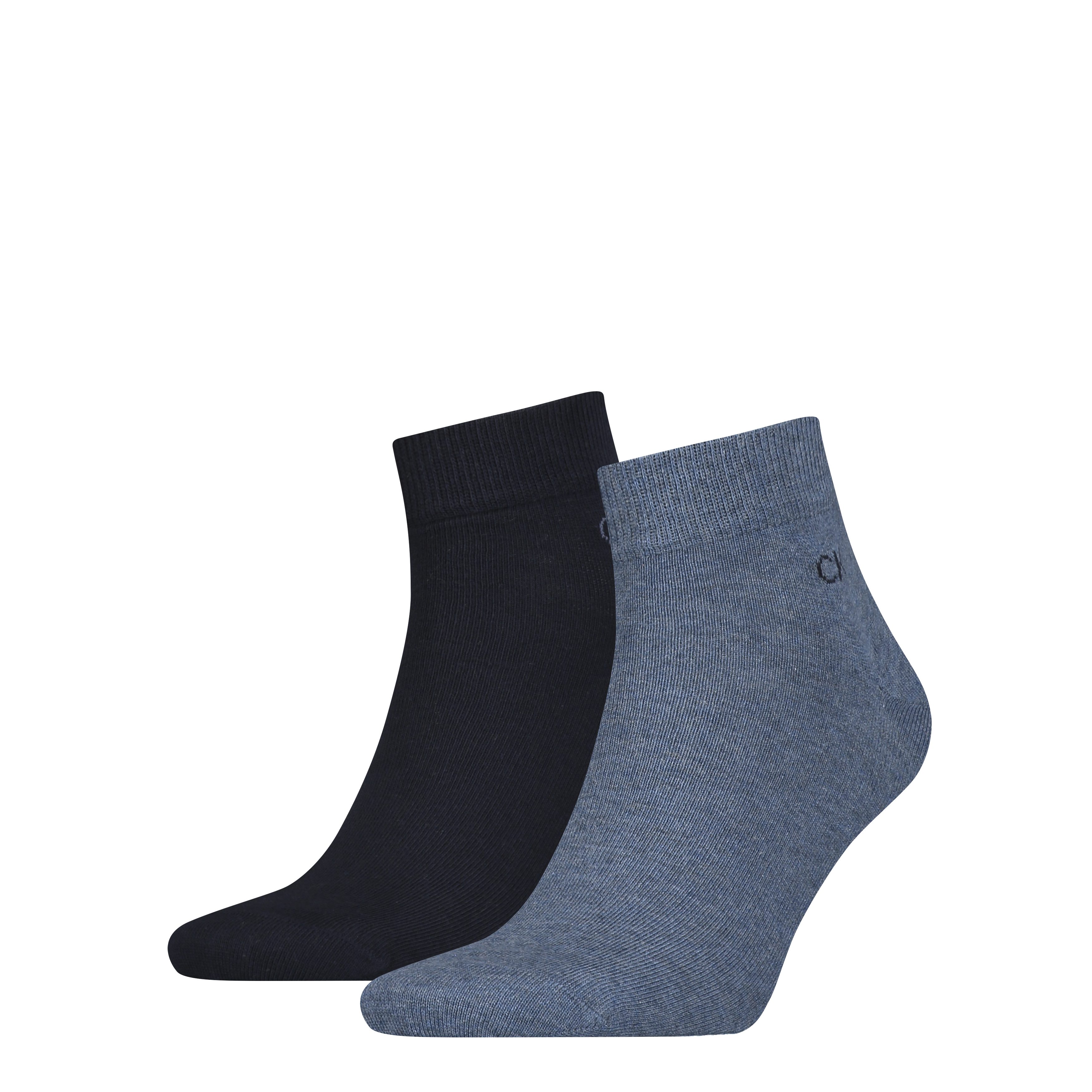 Calvin Klein Jeans Korte sokken CK MEN QUARTER 2P (2 paar) heren sokken maat 39-42 blauw
