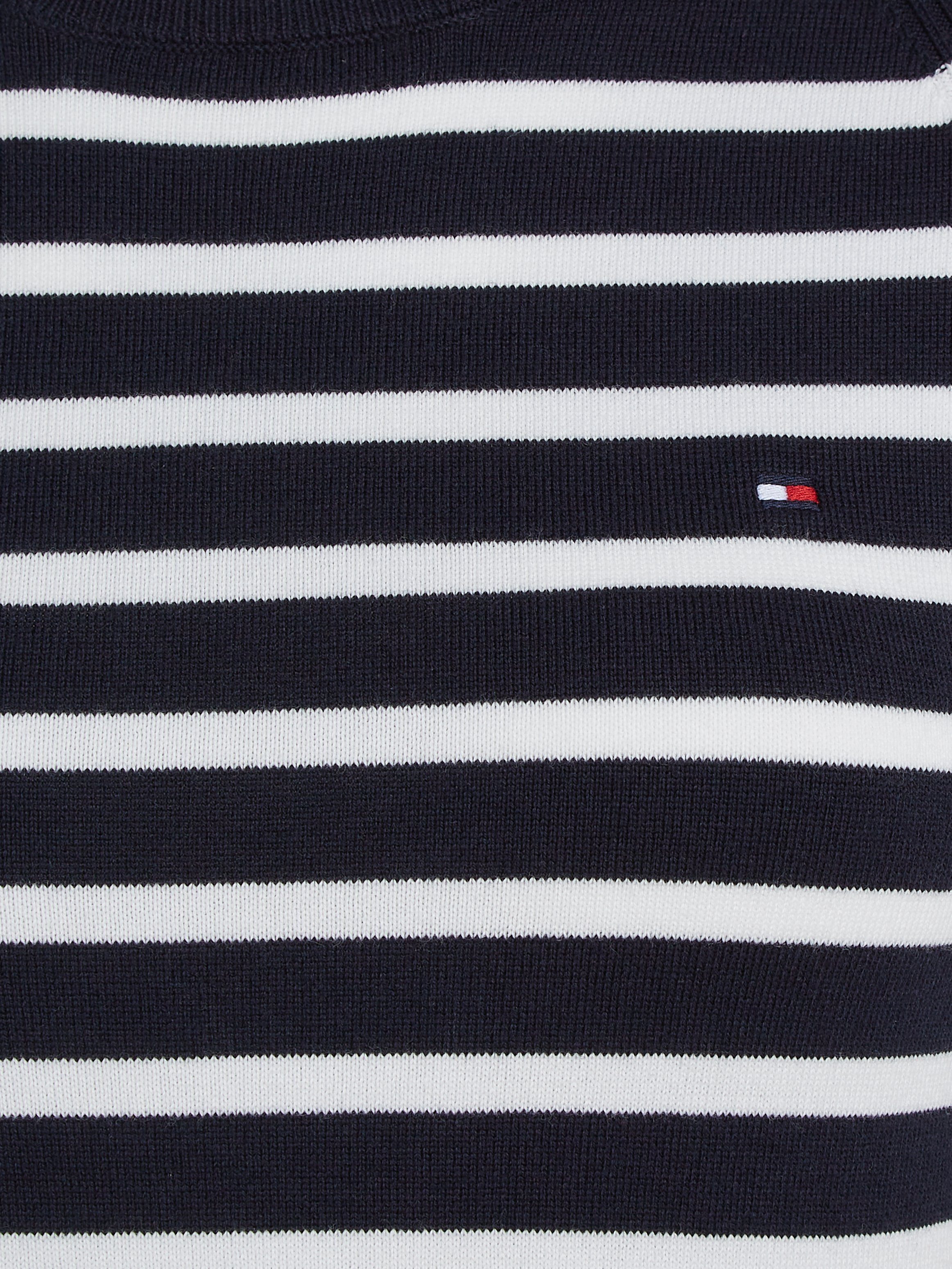 Tommy Hilfiger Jerseyjurk CO JERSEY STITCH F&F DRESS met logoborduursel op borsthoogte