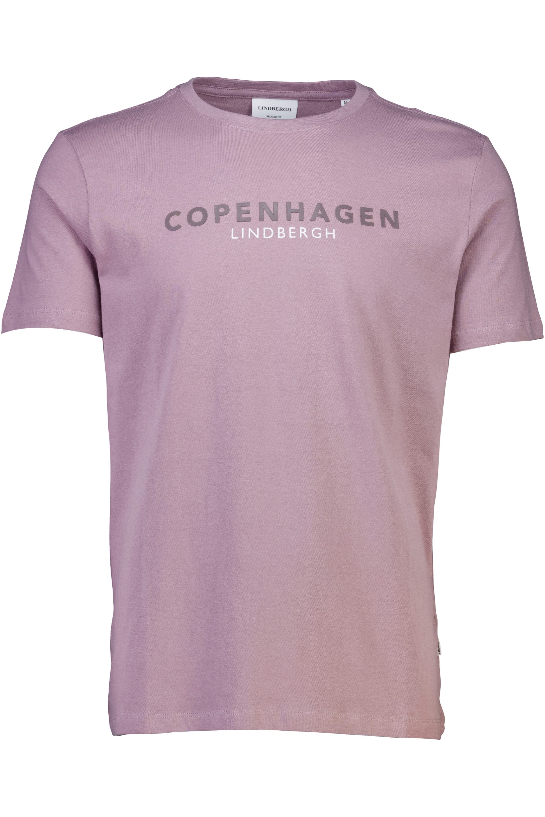 LINDBERGH T-shirt met logo en ronde hals