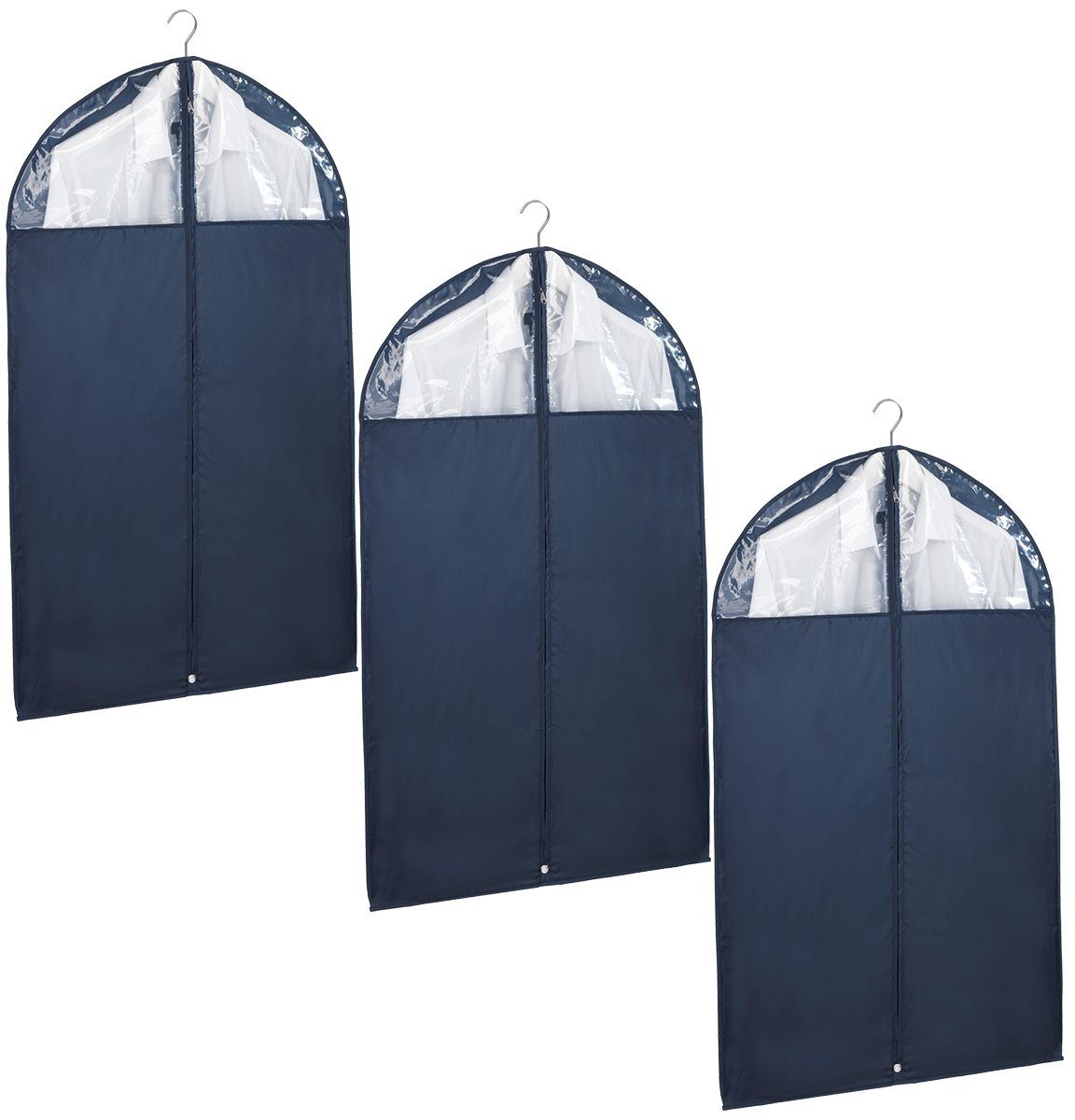 WENKO Kledinghoes Business robuust polyester, nat afneembaar (set, 3 stuks)