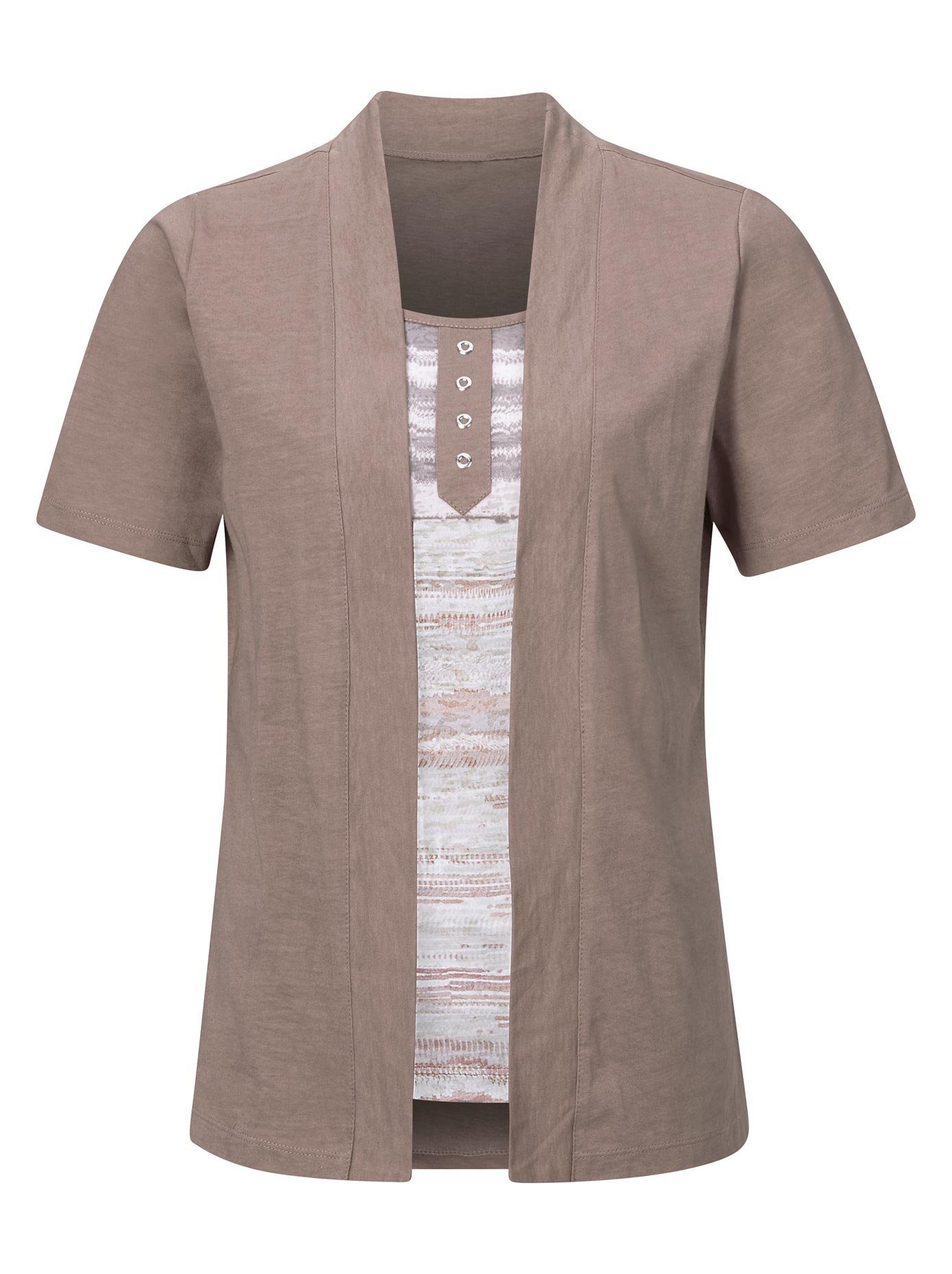 Casual Looks 2-in-1-shirt Shirt (1-delig)