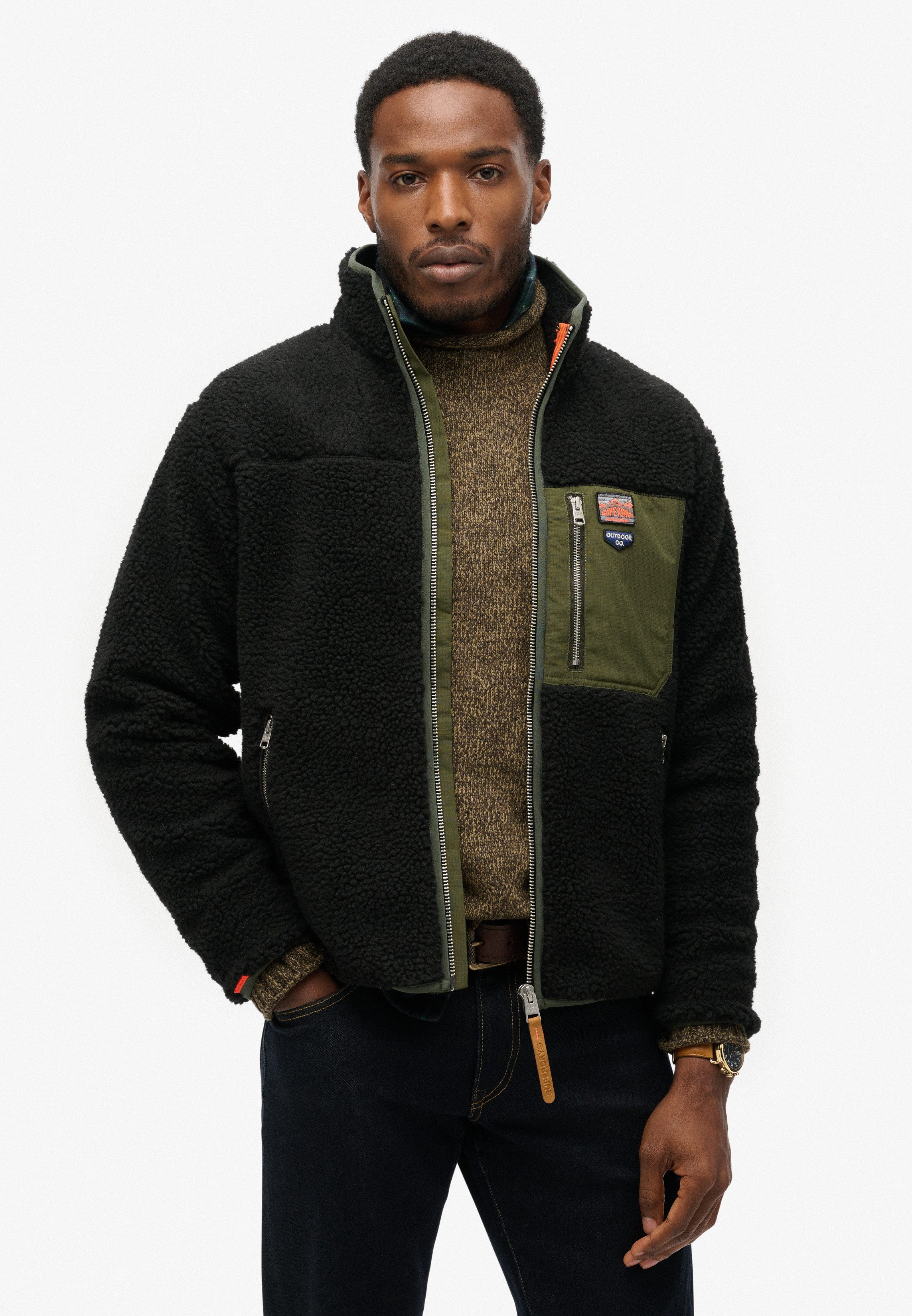 Superdry Capuchonsweatvest VINTAGE RETRO FULL ZIP FLEECE