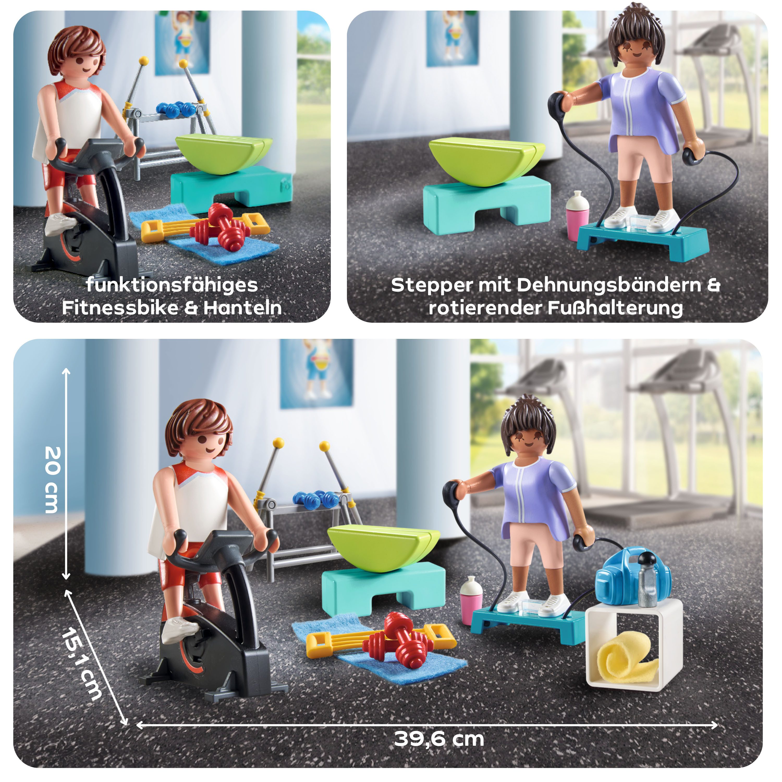 Playmobil® Constructie-speelset Fitnesstraining (71806), Playmobil My Life (32-delig)