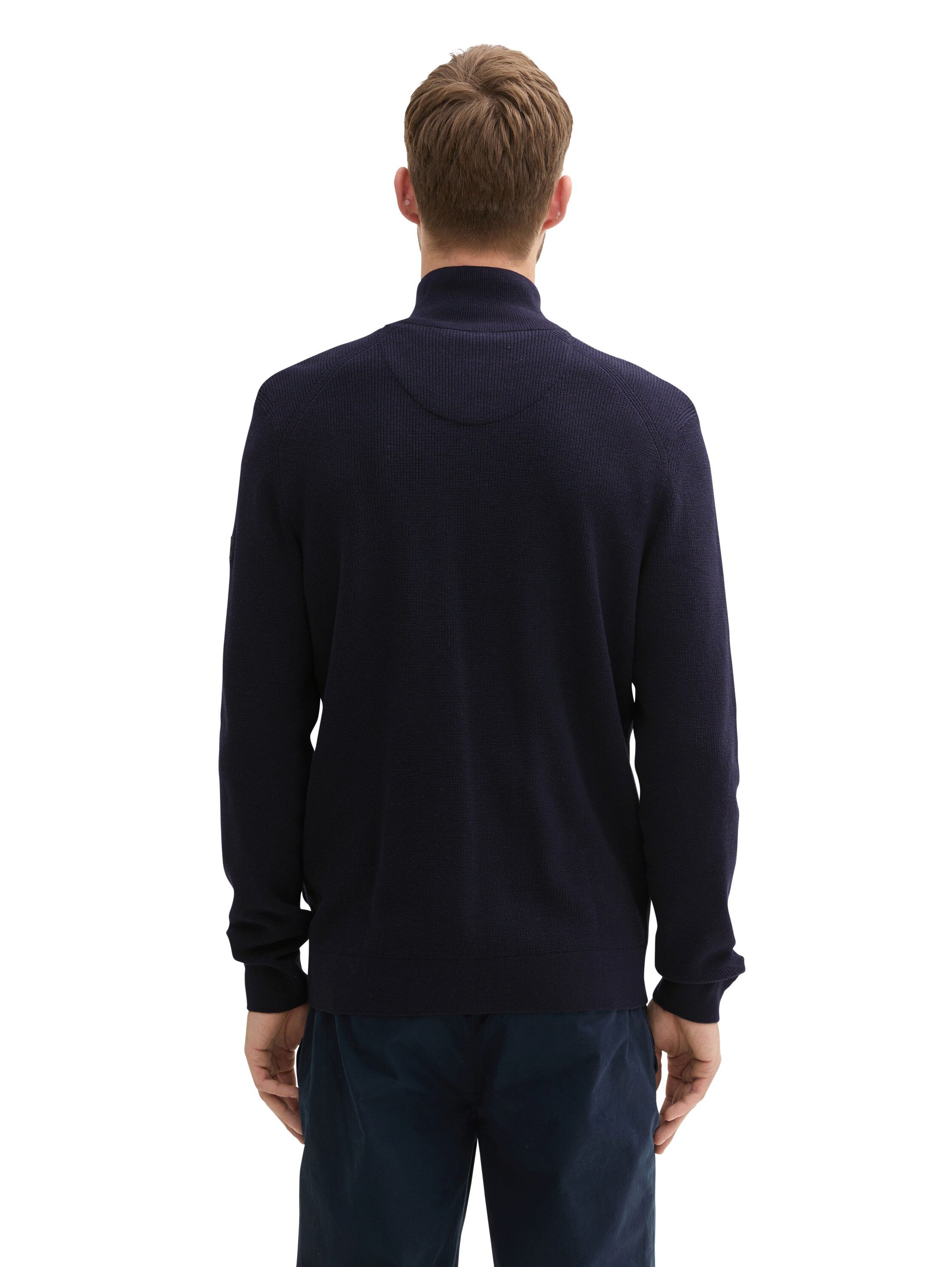 Tom Tailor Vest met rits en insteekzakken