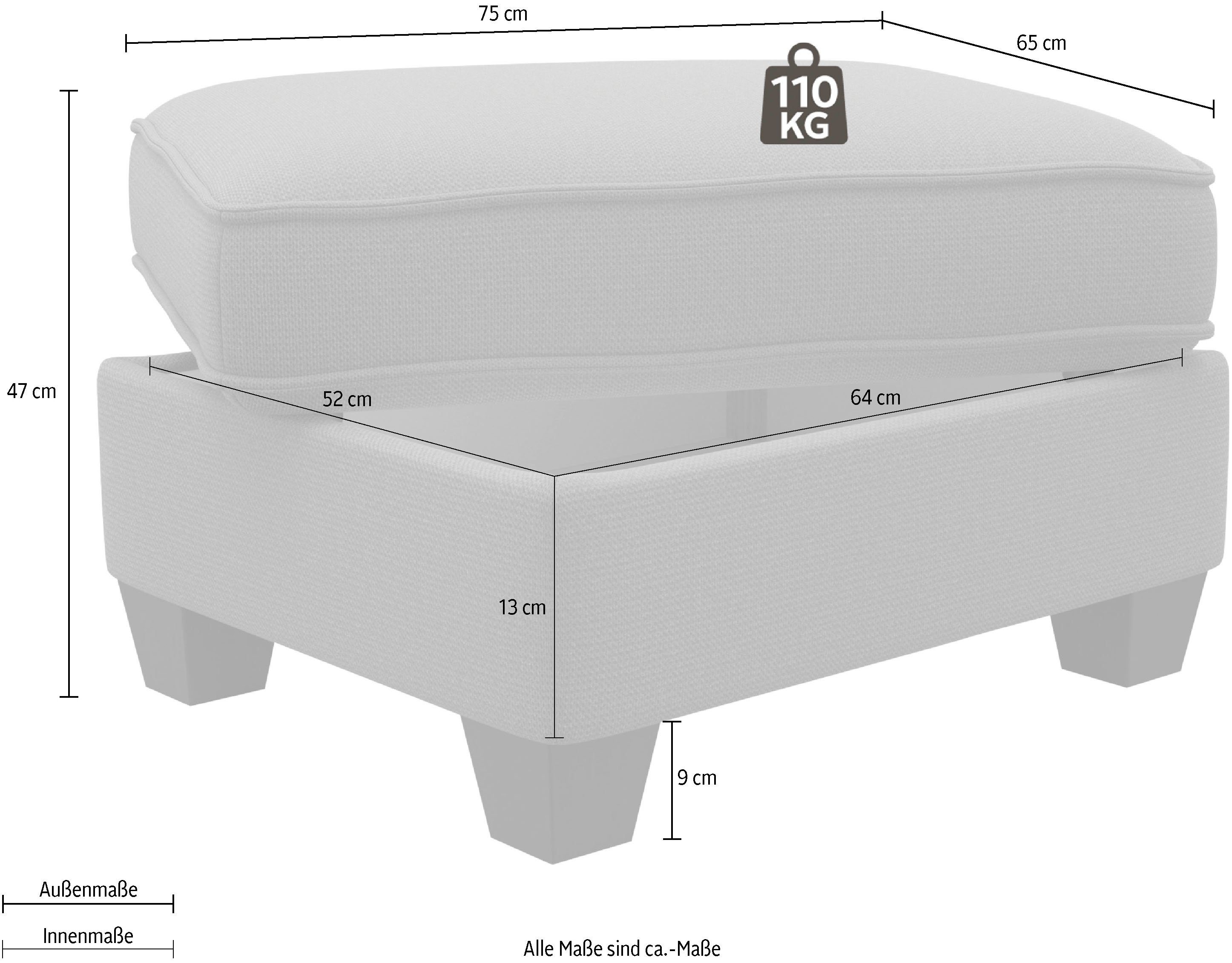 Home affaire Hocker County met binnenvering en bergruimte, passend bij de "county"-serie (1 stuk)