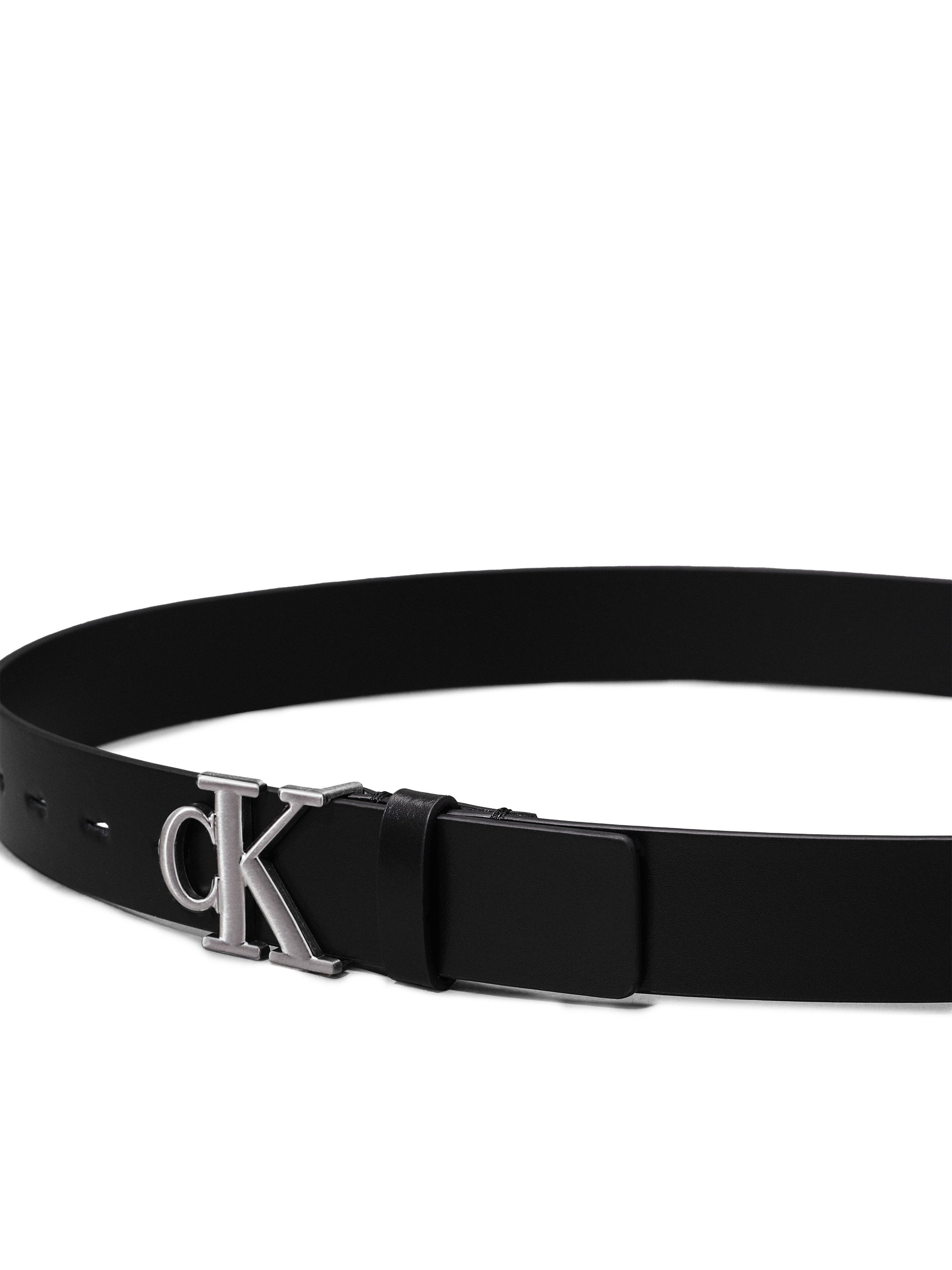 Calvin Klein Leren riem MONO PLAQUE LTHR BELT 30MM
