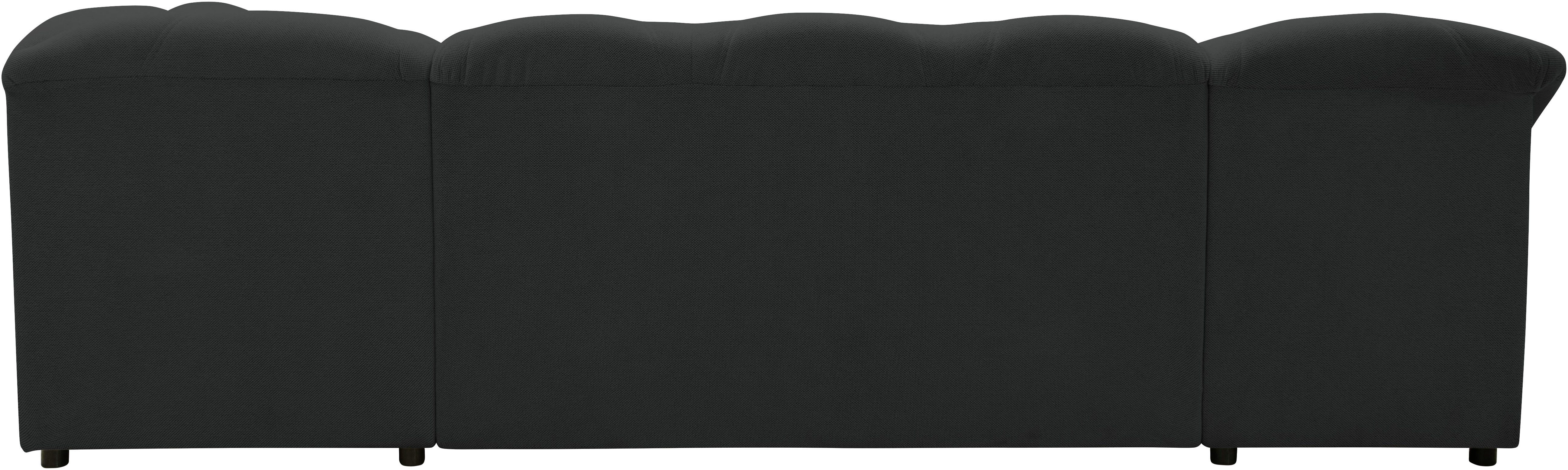 DOMO collection Zithoek Flores ook in leren bekleding, B/D/H: 293/180/86 cm, U-vorm (3 stuks)