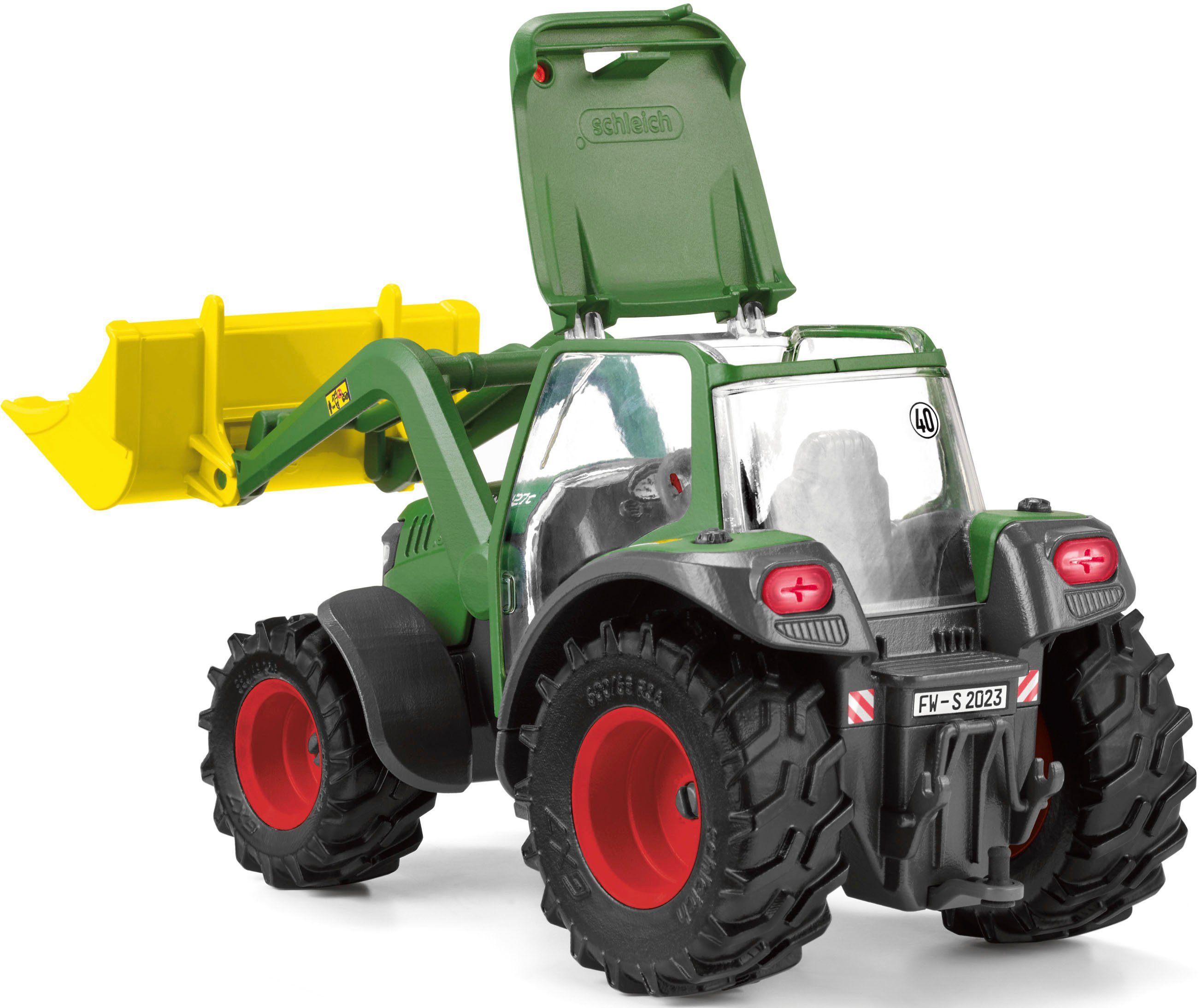 Schleich® Speelwereld FARM WORLD, Tractor met aanhangwagen (42608)