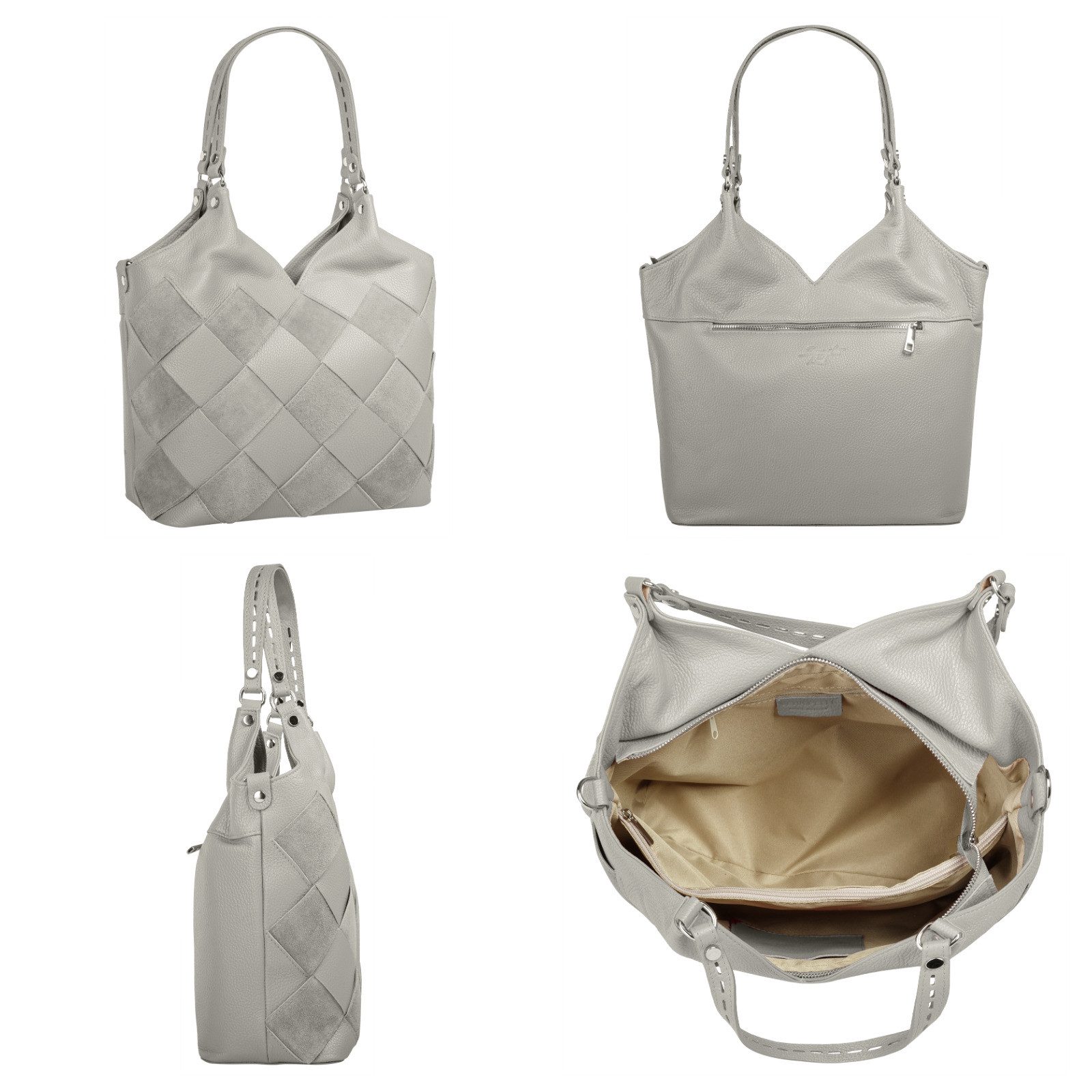 Samantha Look Shopper echt leer, made in italy