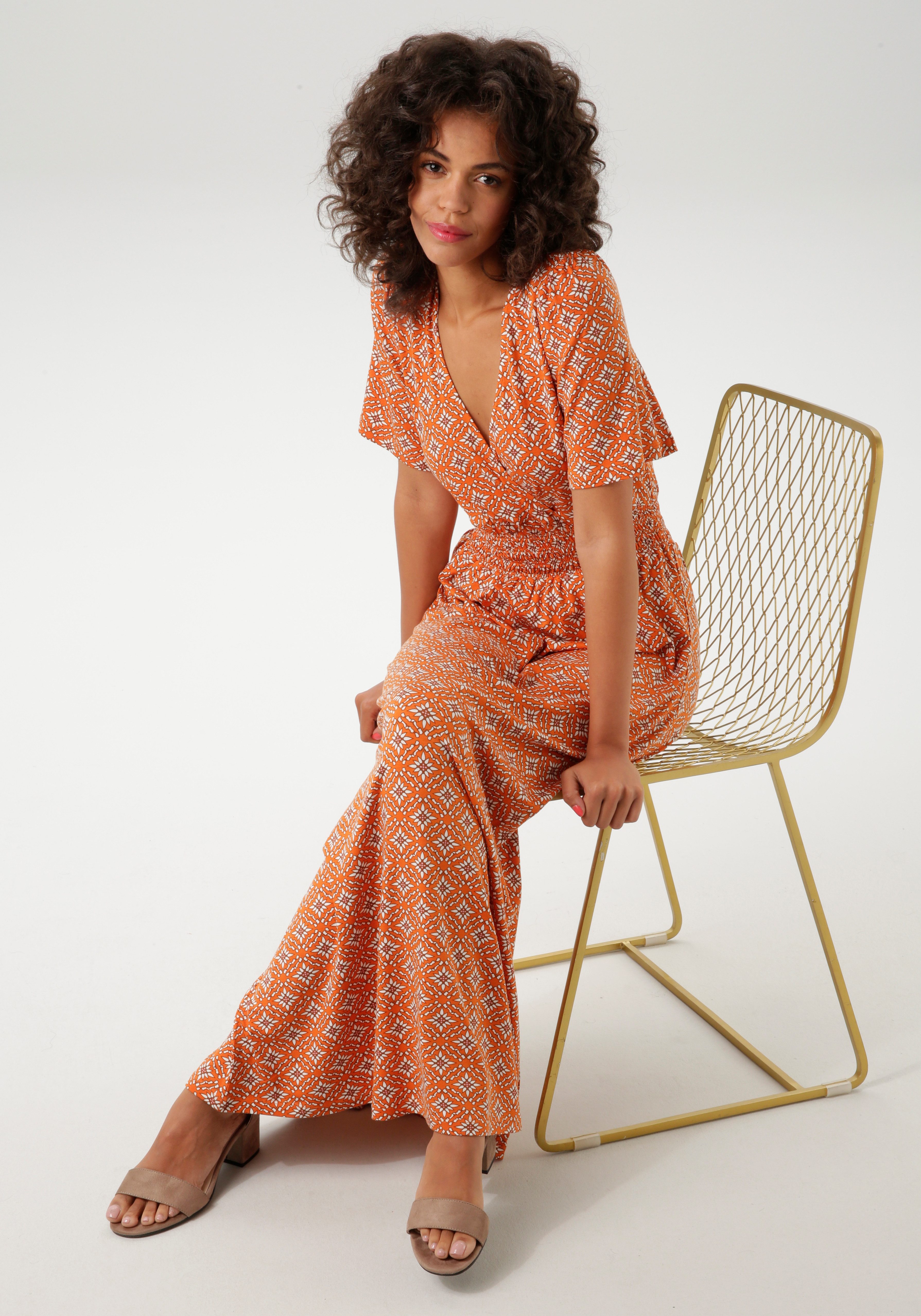 Aniston CASUAL Maxi-jurk met extravagante grafische patronen nieuwe collectie