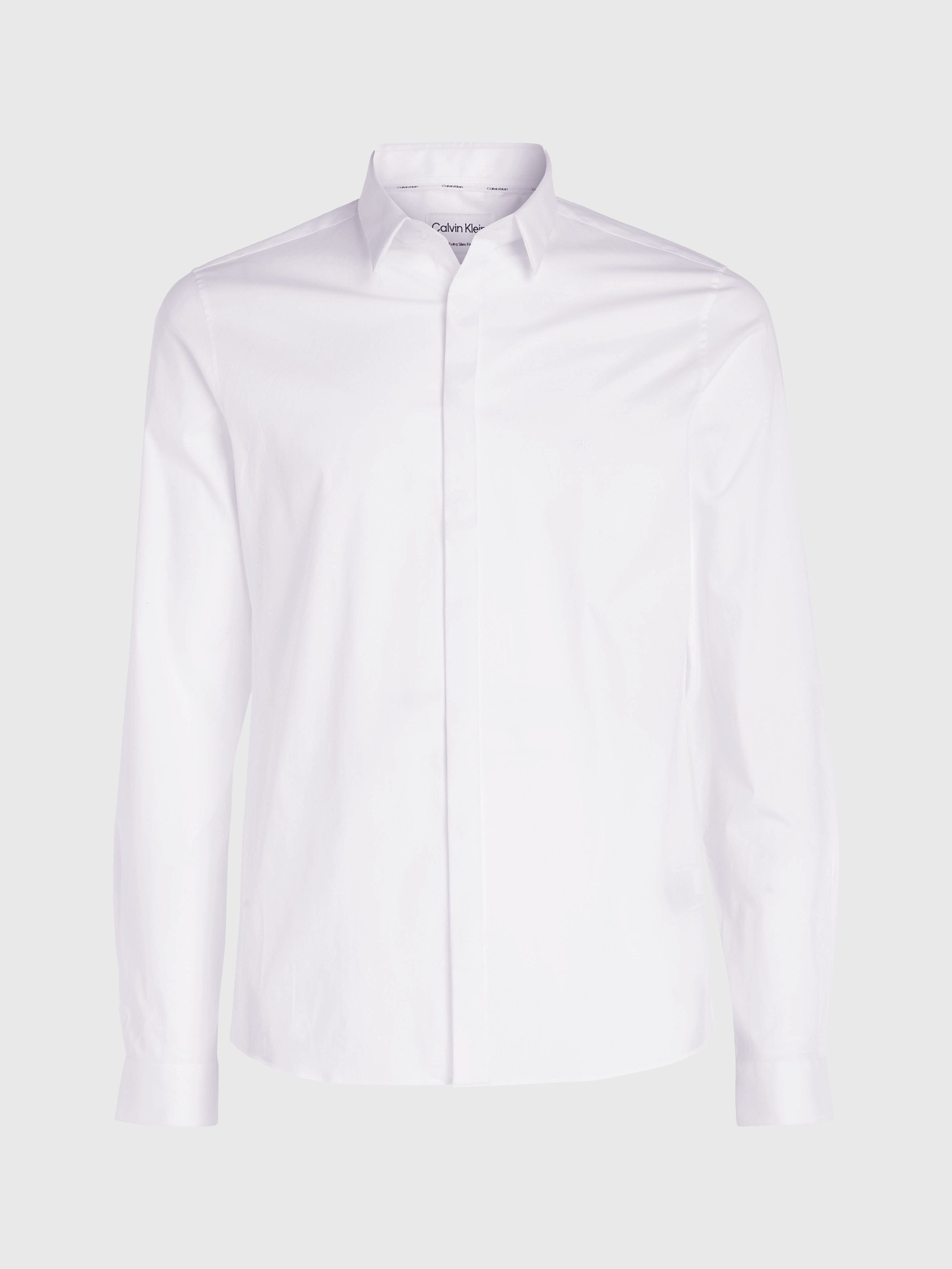 Calvin Klein Overhemd met lange mouwen POPLIN HP EXTRA SLIM SHIRT