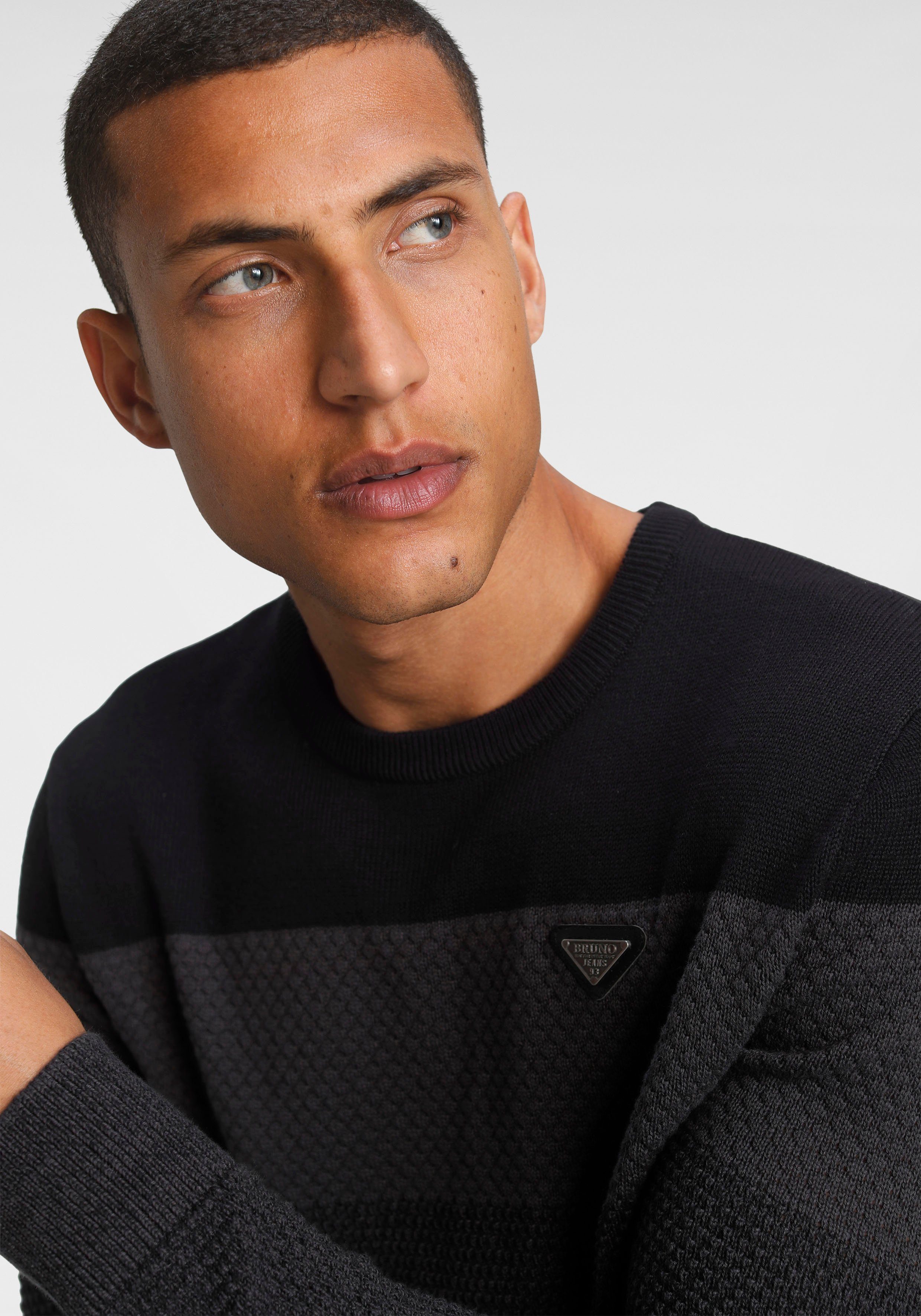 Bruno Banani Gebreide trui in modieuze look