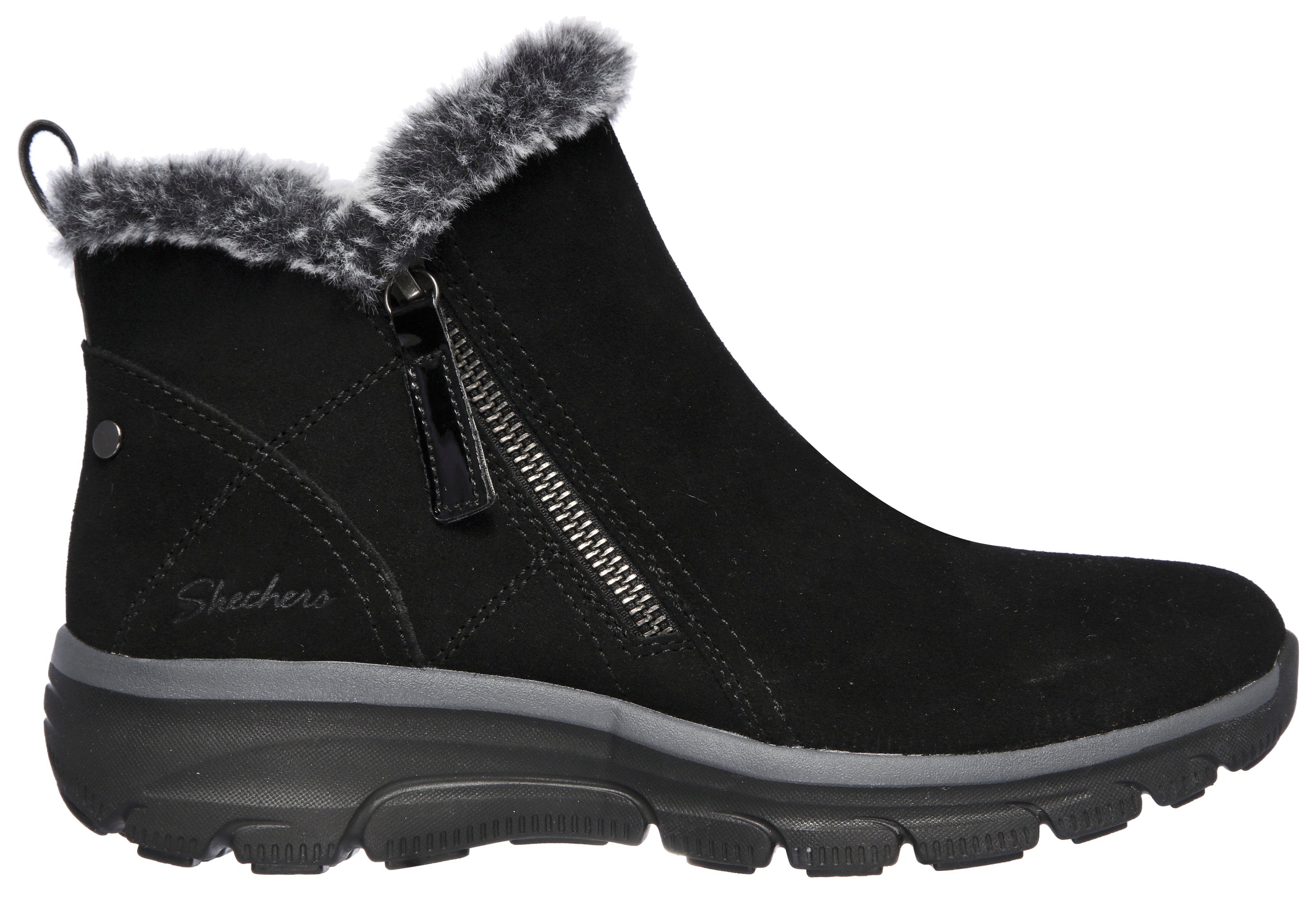 Skechers Winterlaarzen EASY GOING - HIGH ZIP Winterlaars met faux-bont kraag