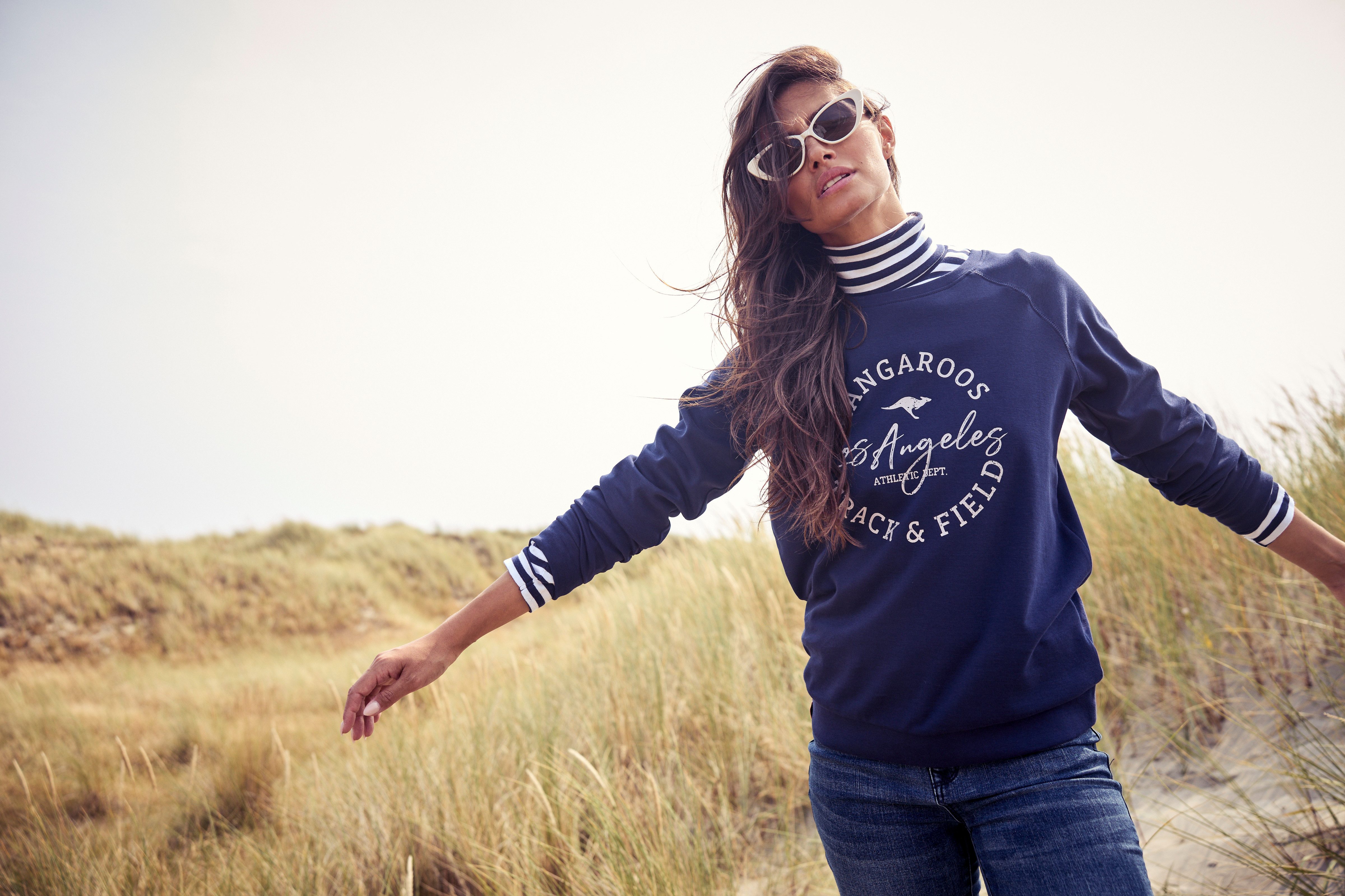 KangaROOS Wijde jeans Flare wijde jeans met hoge taille